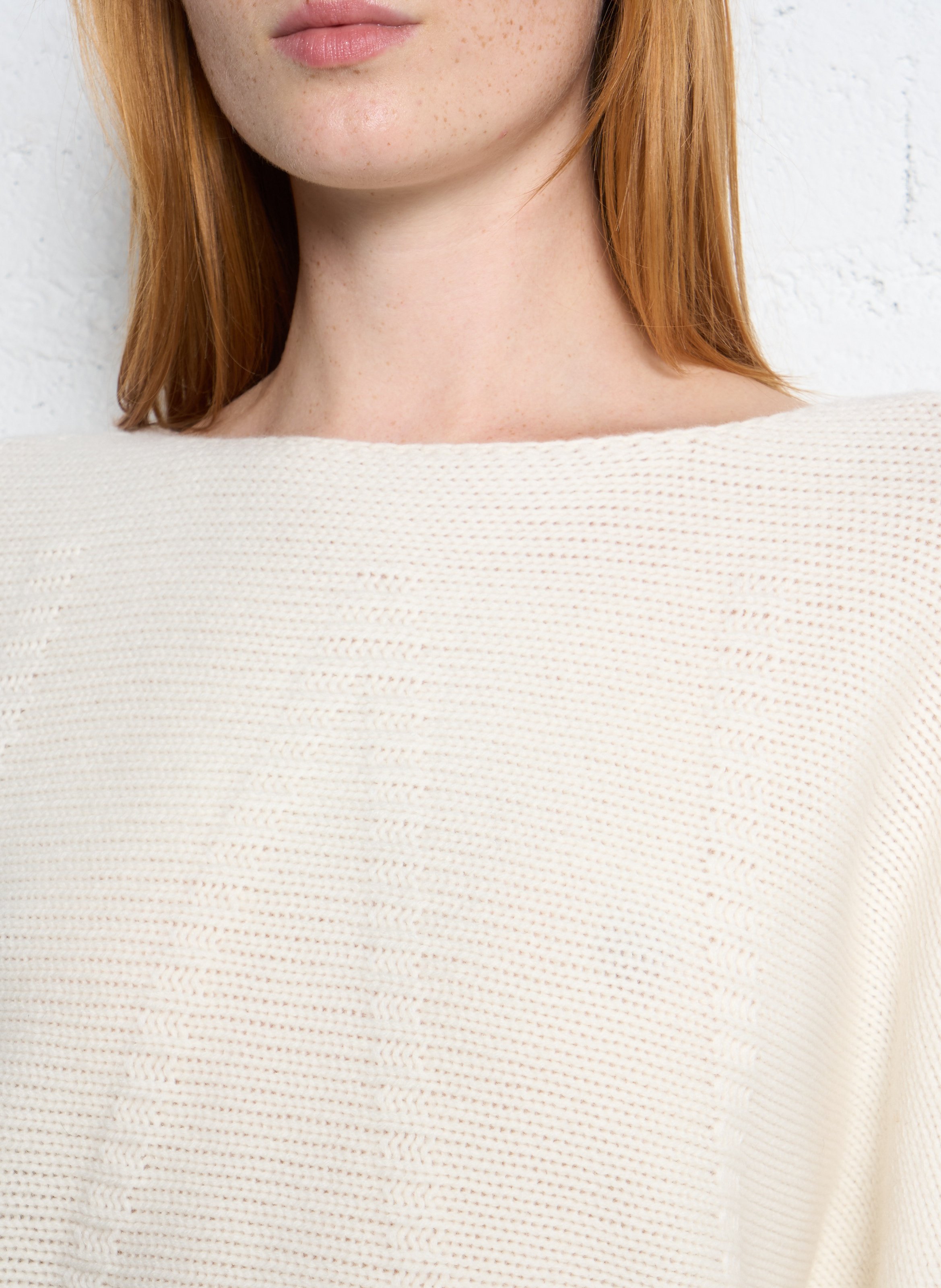 Pull oversize en laine MAISON 123 Beige