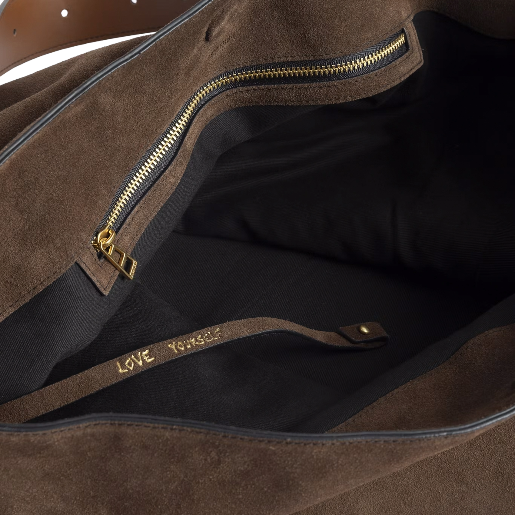 Leather clutch bag ZADIG&VOLTAIRE Brown