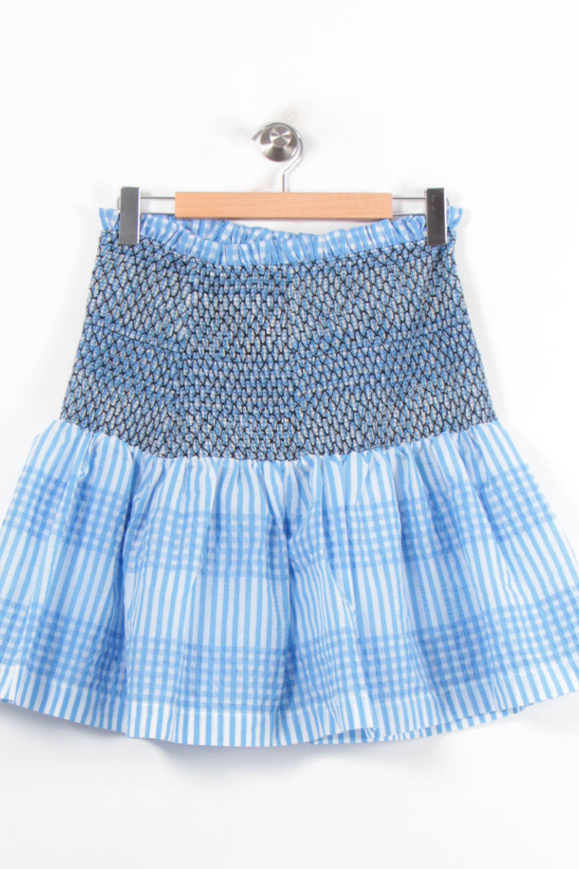 Short & midi skirt GANNI - Seconde Main Blue