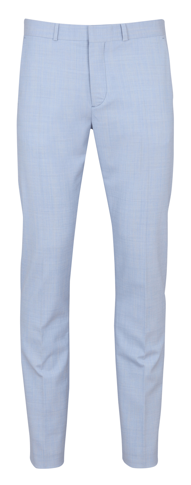 Straight wool-blend trousers IKKS Blue