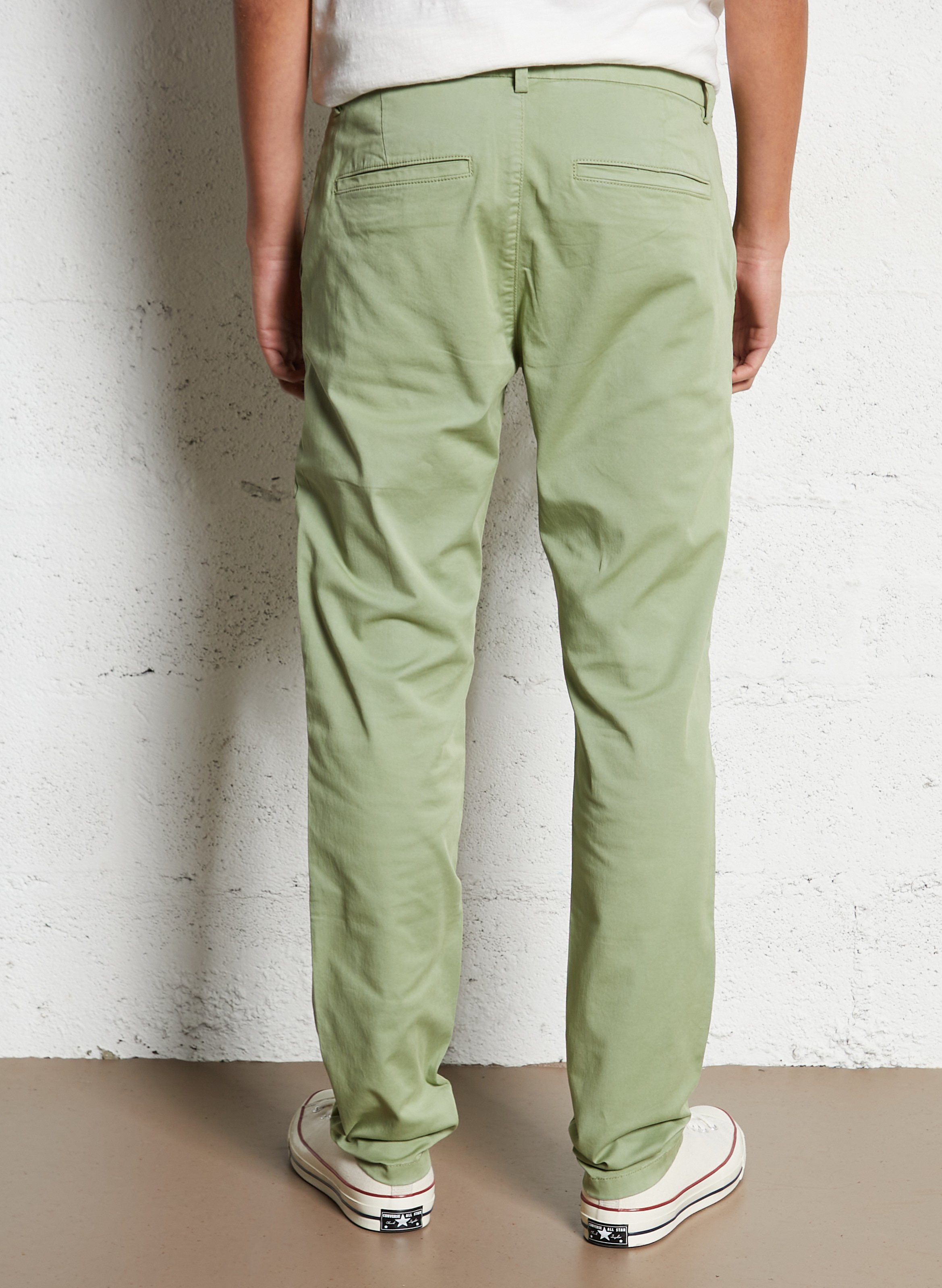 Cotton-blend chino pants IKKS Green