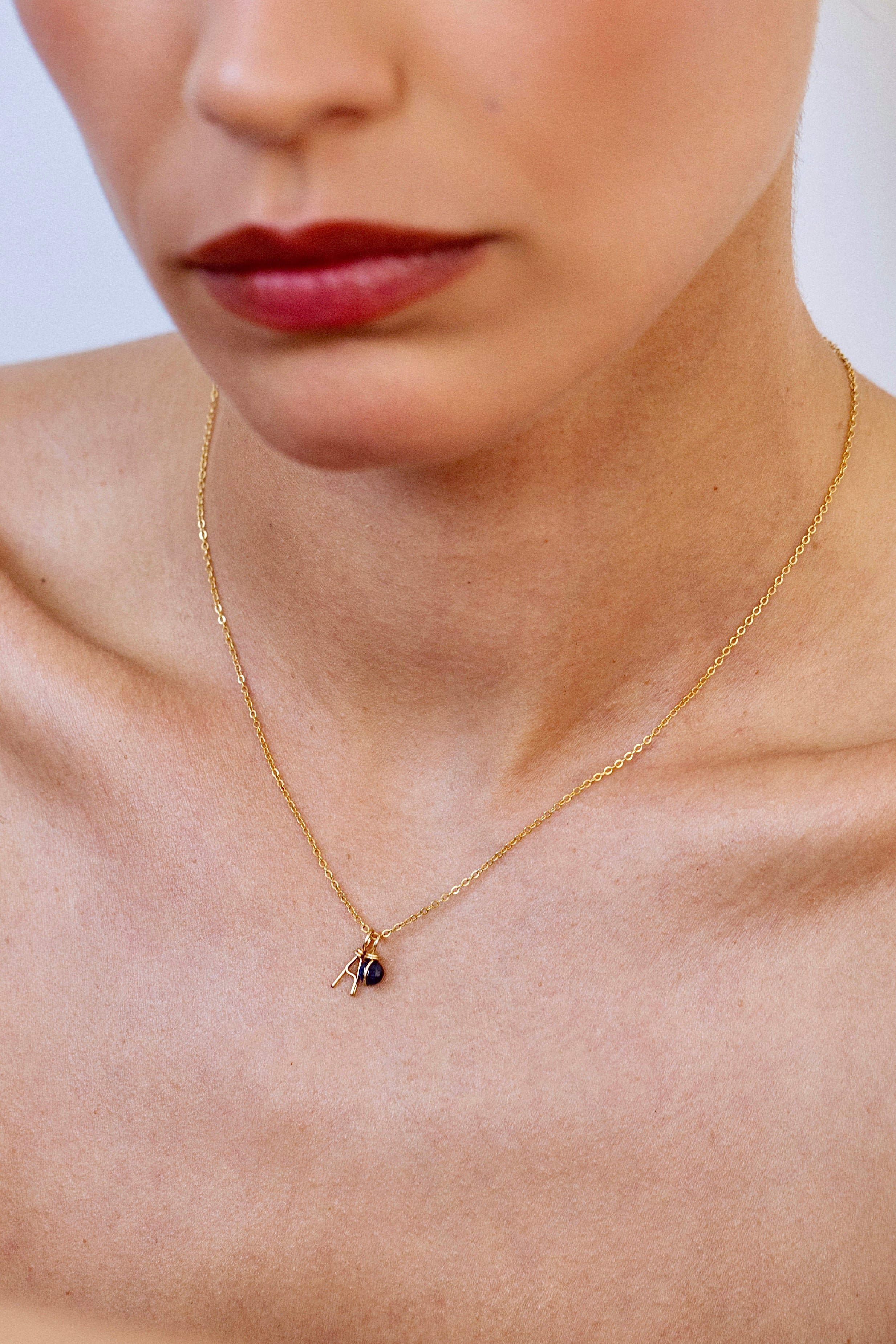 Embroidered Letter YAY Golden