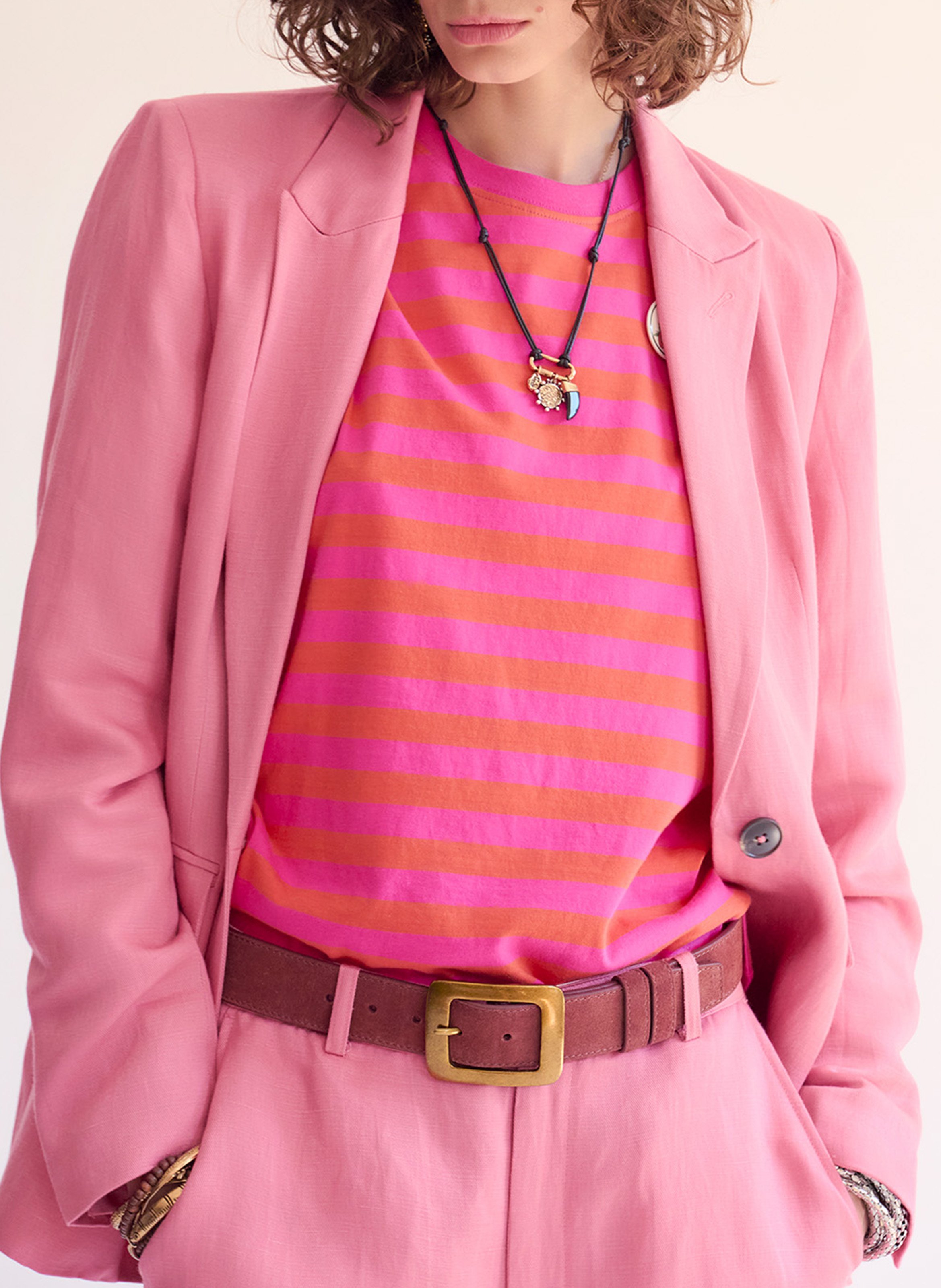 Gerade geschnittener Blazer MKT Rosa