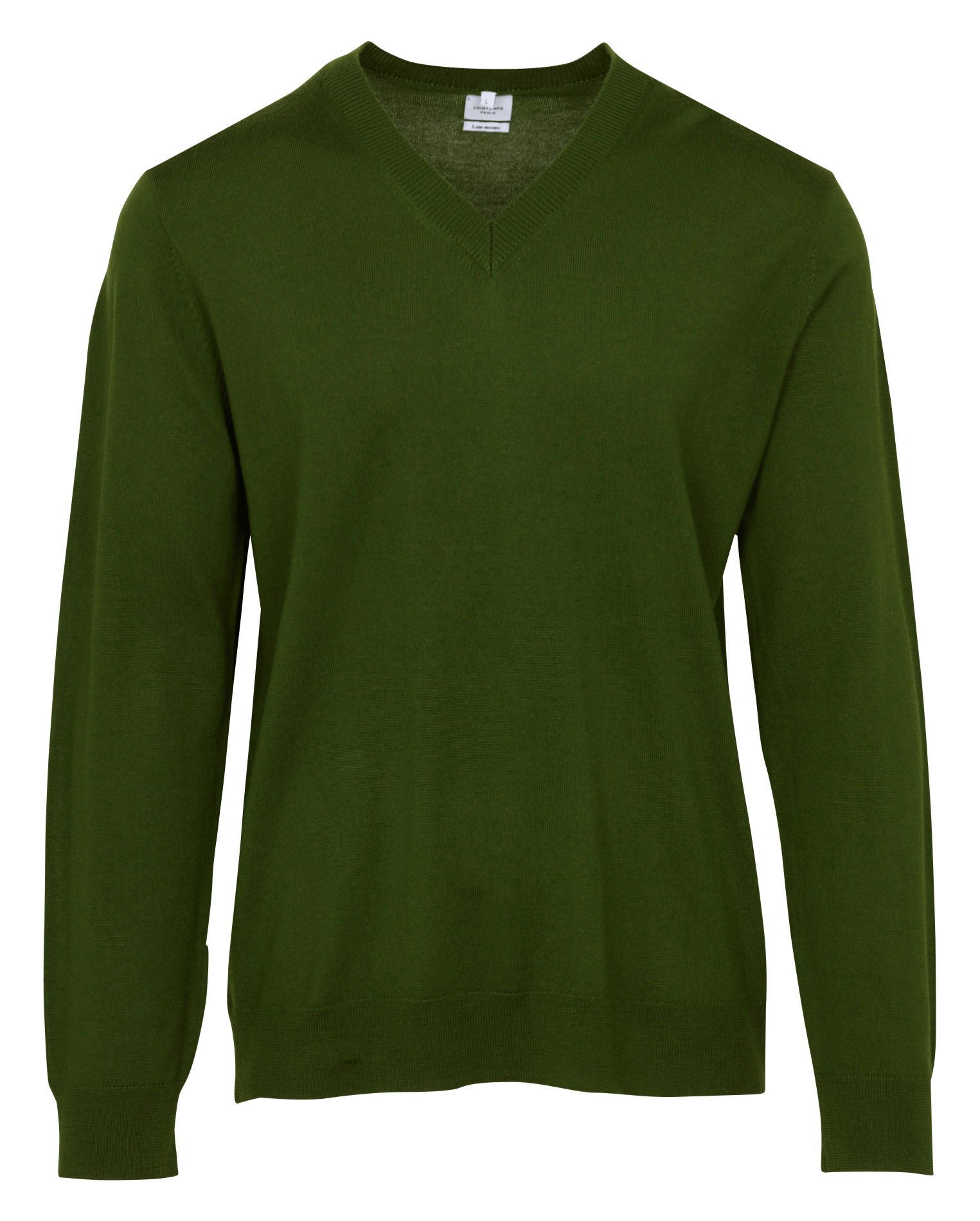 Straight V-neck merino wool sweater AU PRINTEMPS PARIS