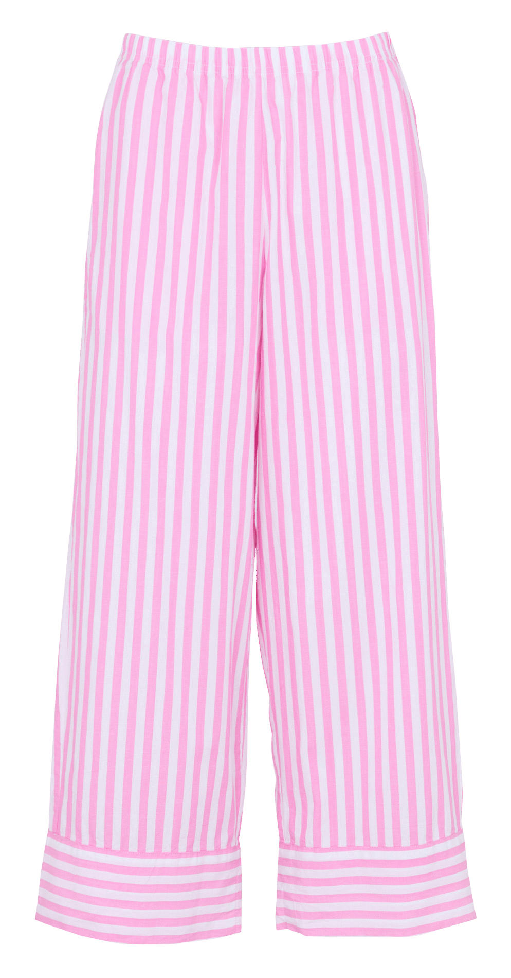 Weit geschnittene Streifenhose mit hohem Bund AMERICAN VINTAGE Rosa