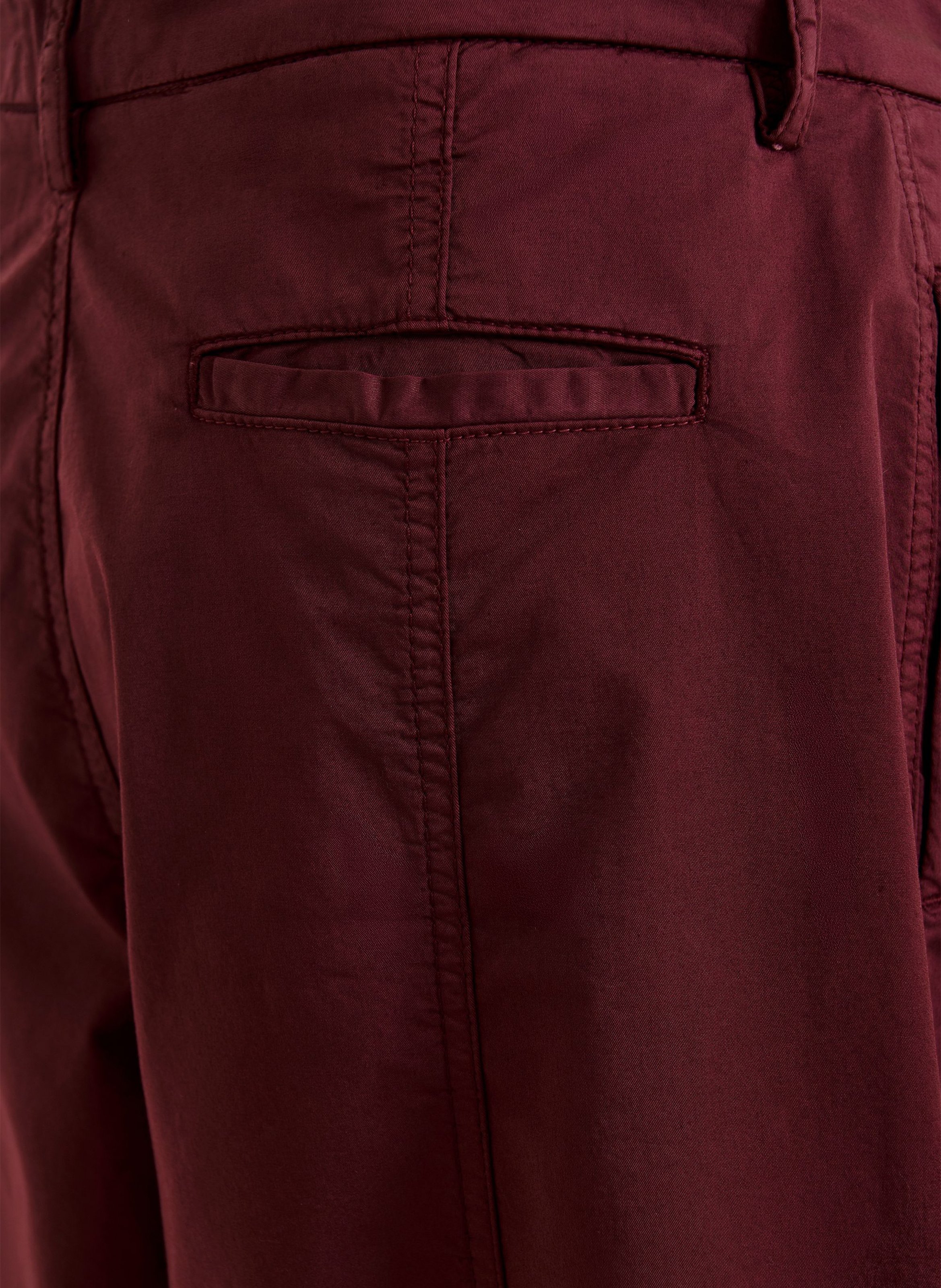 Weite Hose aus Bio-Baumwoll-Mix ESSENTIEL ANTWERP Rot