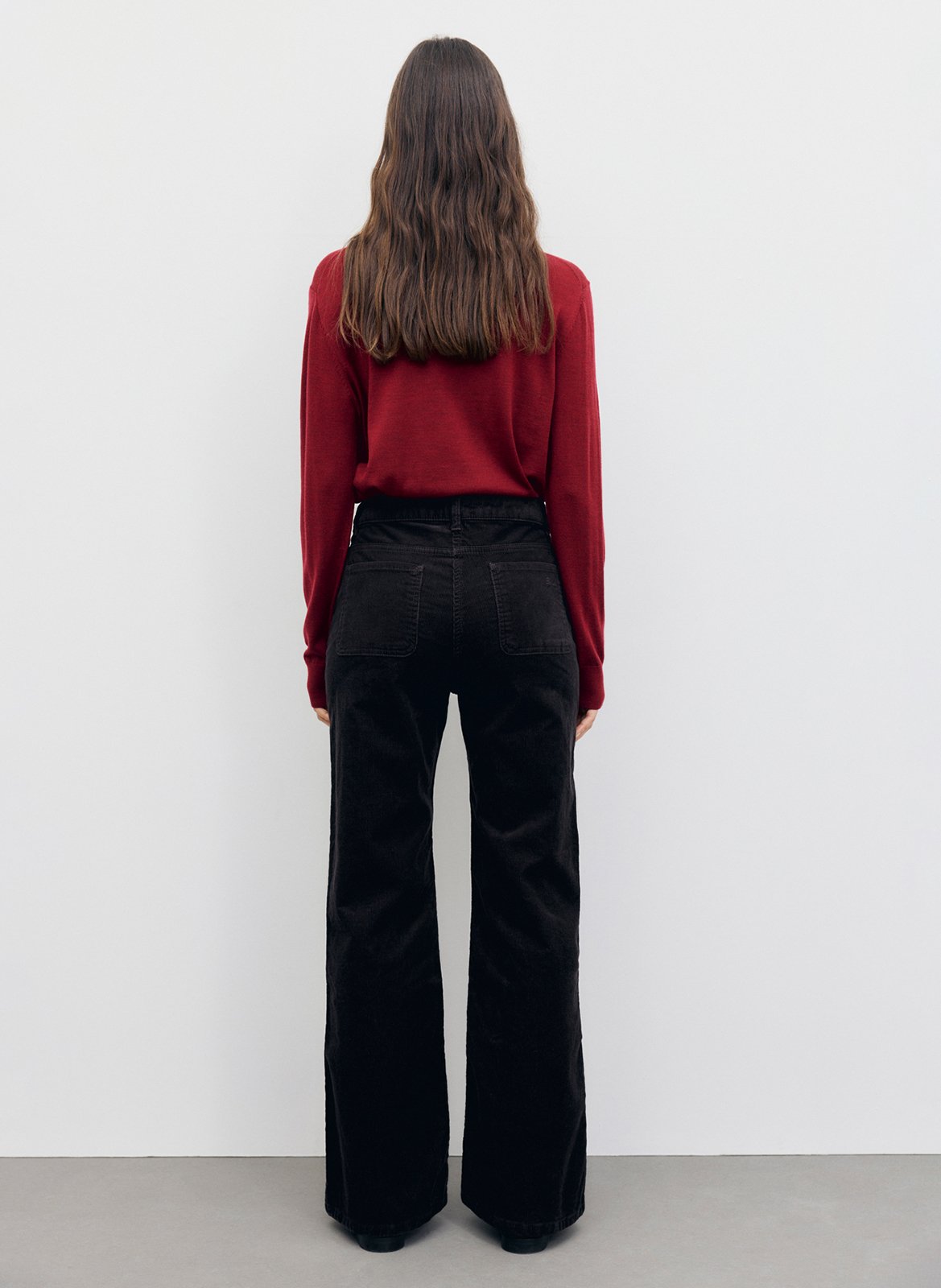 Ausgestellte Hose aus Baumwoll-Mix GERARD DAREL Braun
