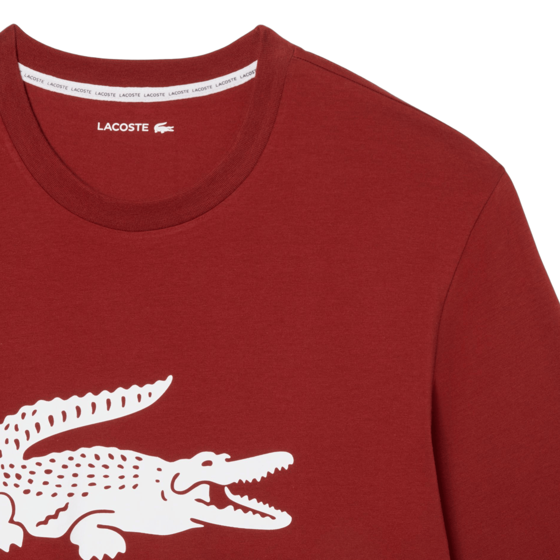 Cotton-mix pajama set LACOSTE Red