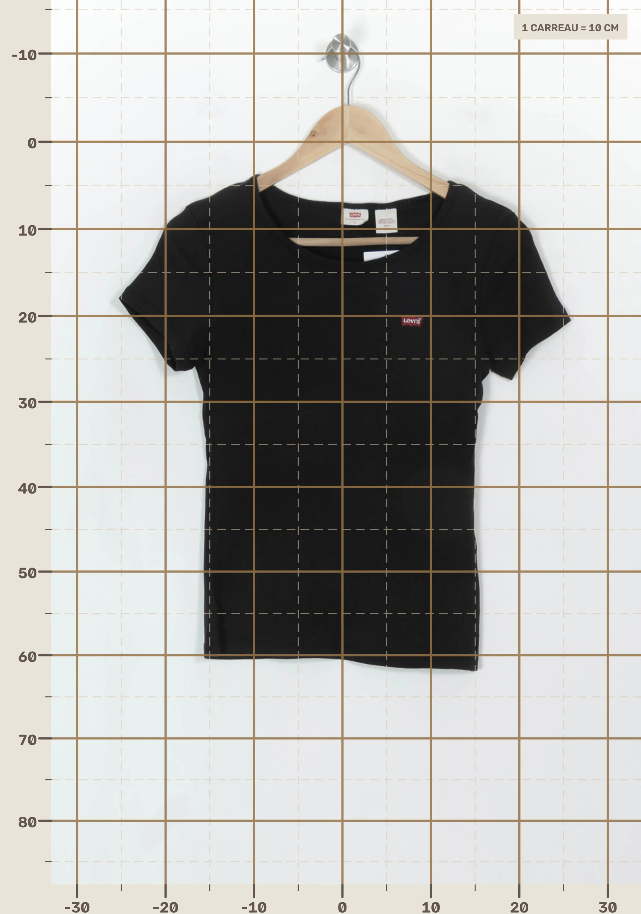 T-shirt LEVI'S - Seconde main Black