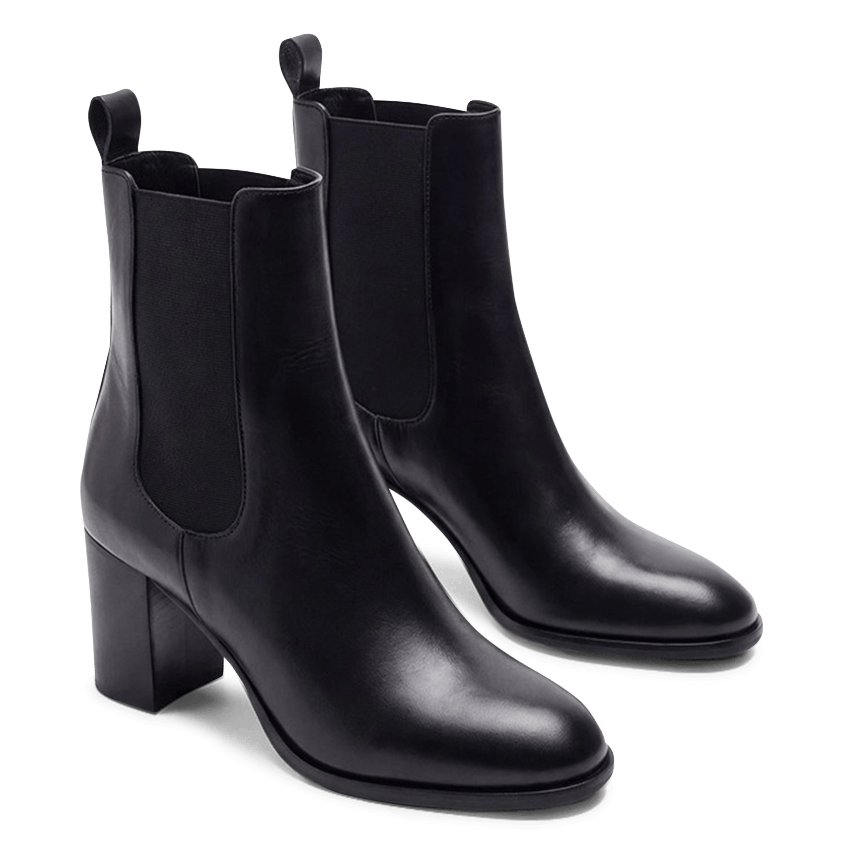 Bottines hautes en cuir JONAK Noir