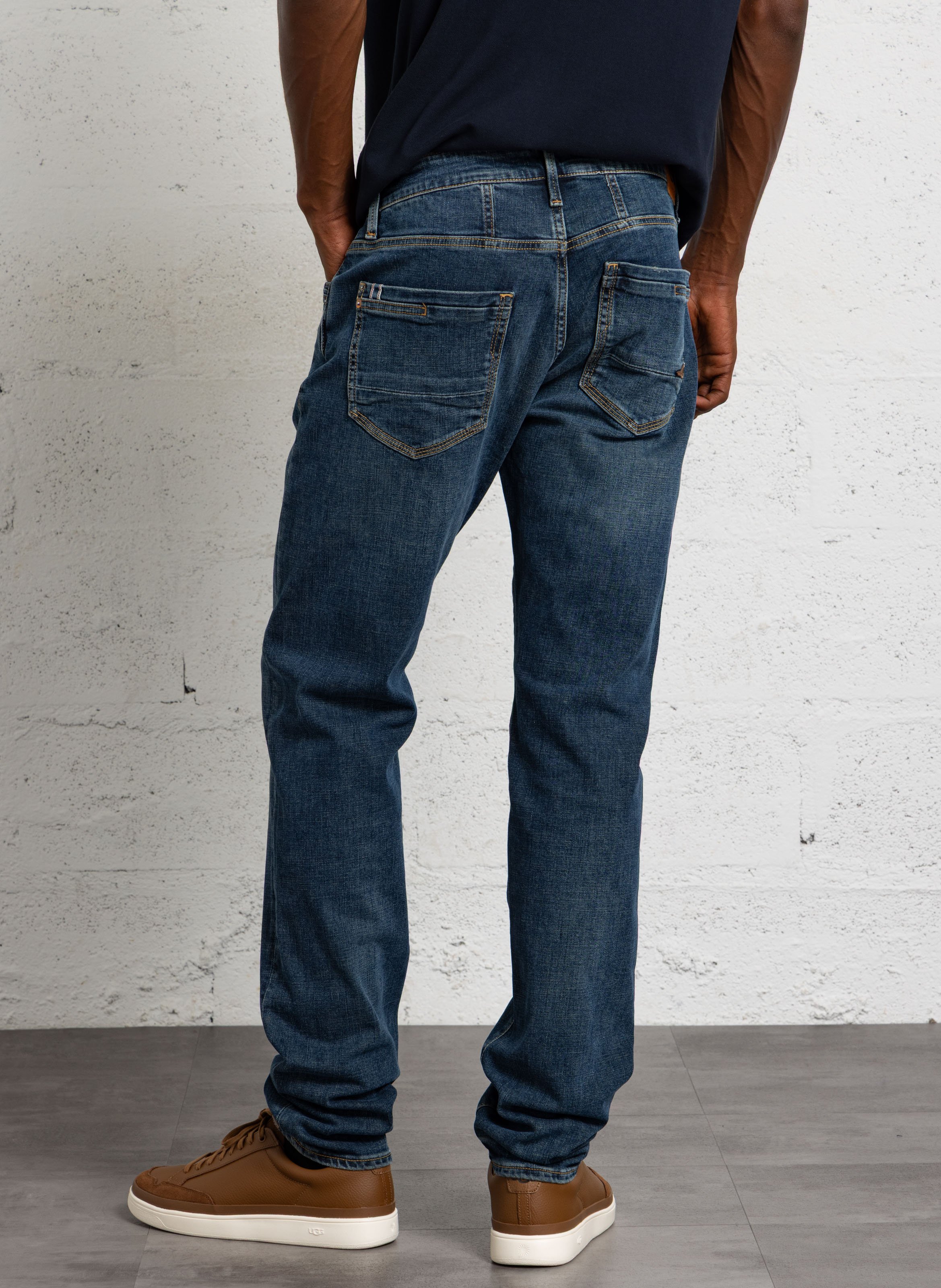 Slimfit-Jeans mit 5 Taschen LE TEMPS DES CERISES Blau