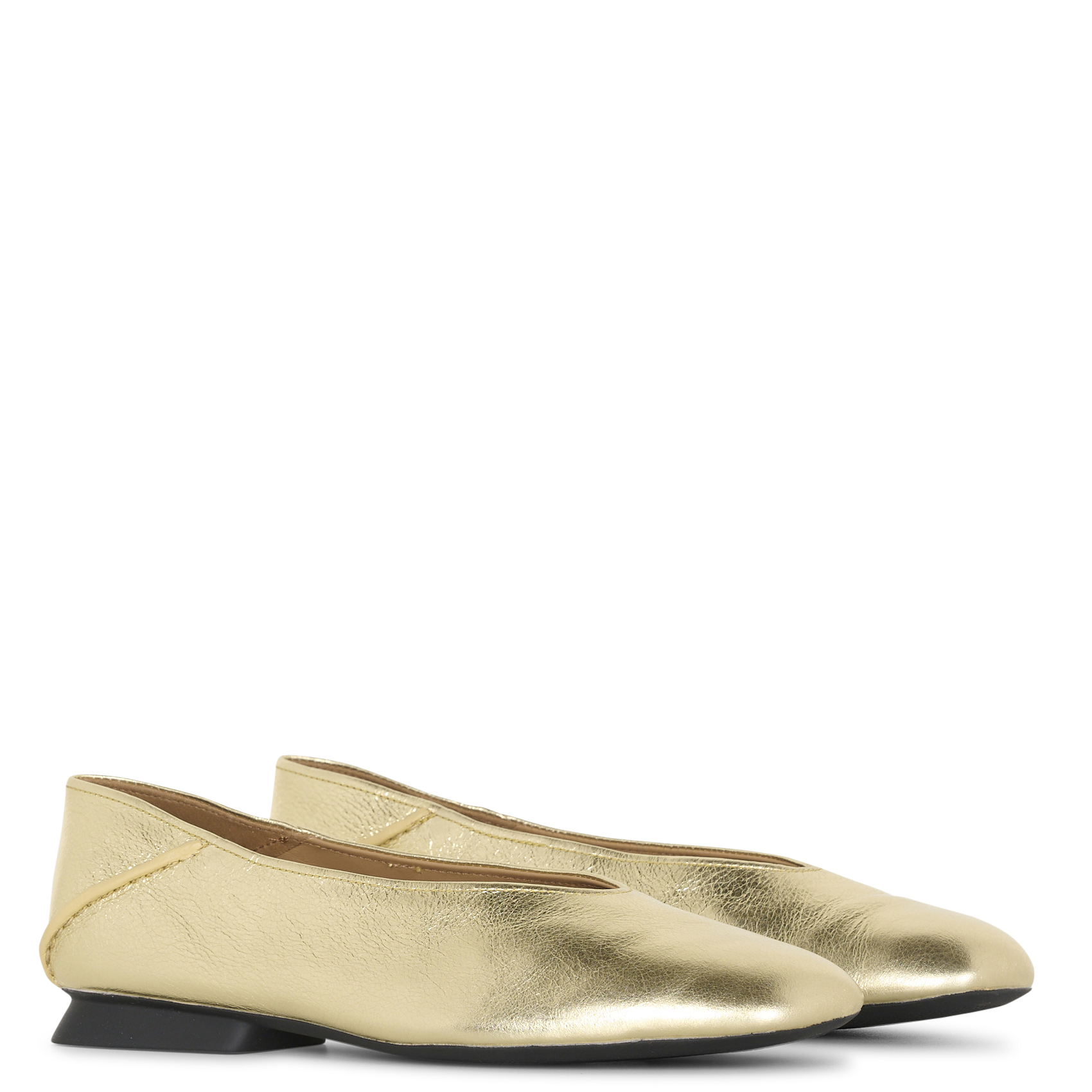 Rindsleder Ballerinas | Gelb CAMPER Damen