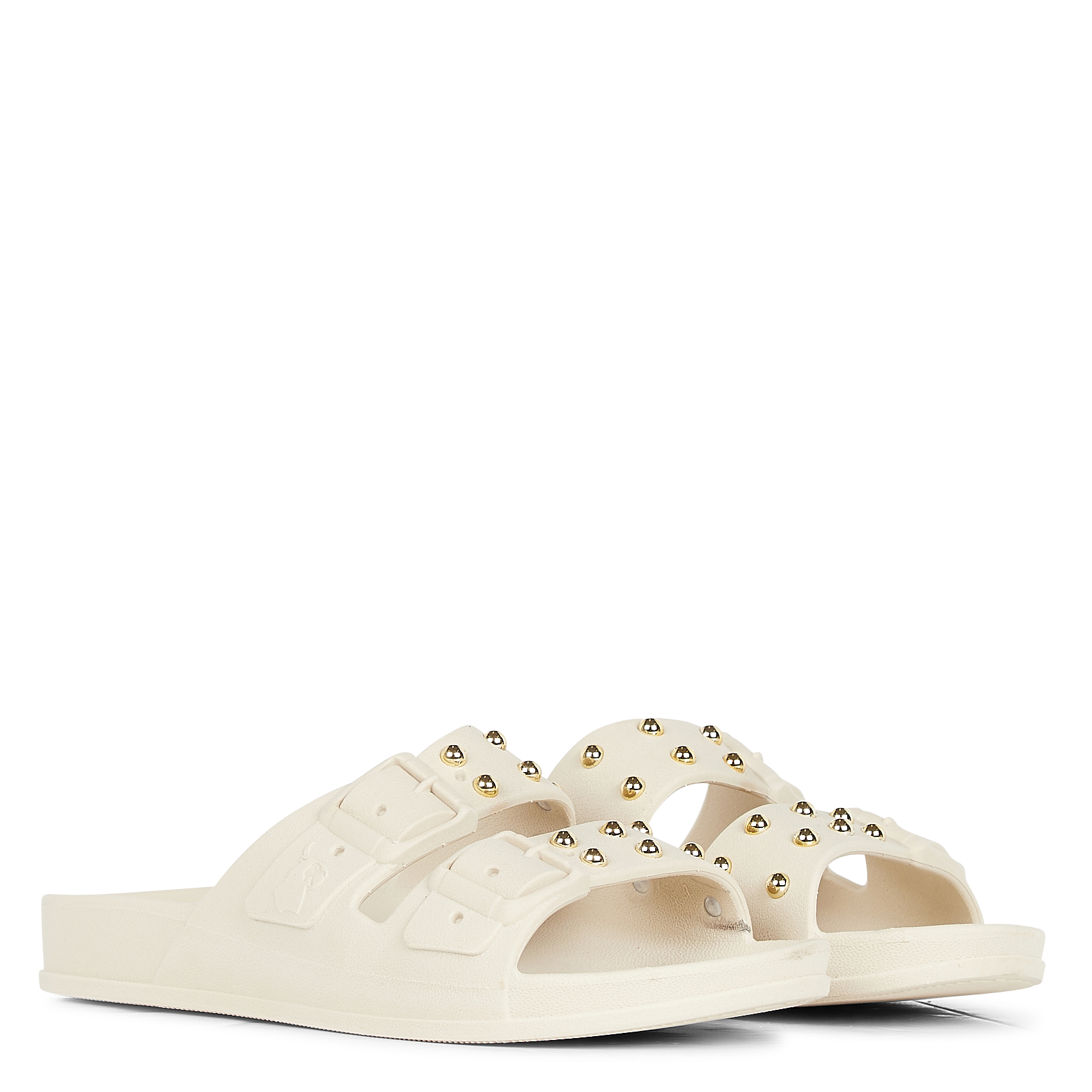 Platte sandalen met studs CACATOES DO BRASIL Wit