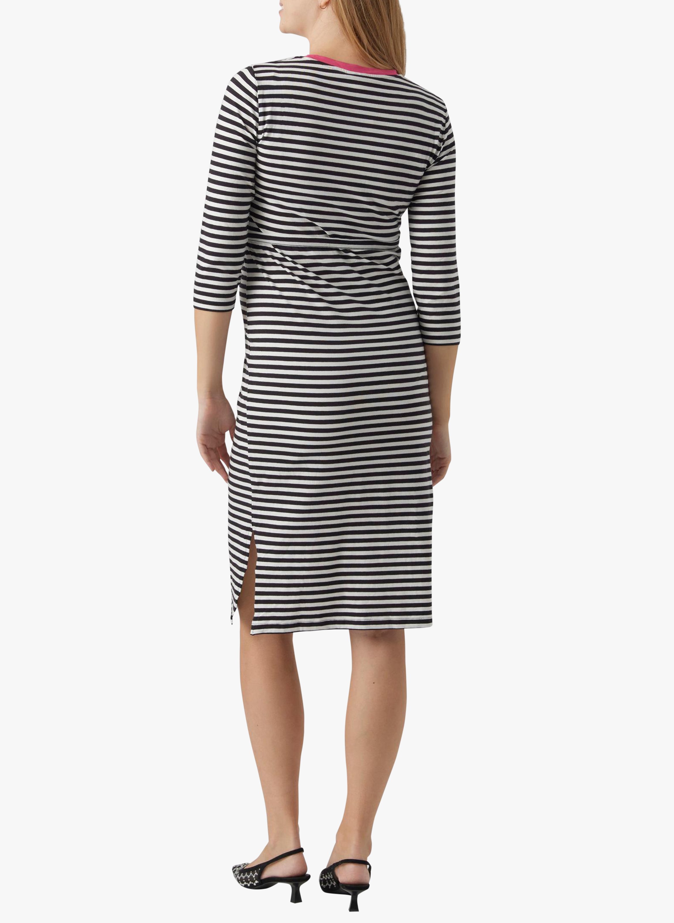 Maternity and nursing dress MAMALICIOUS Black