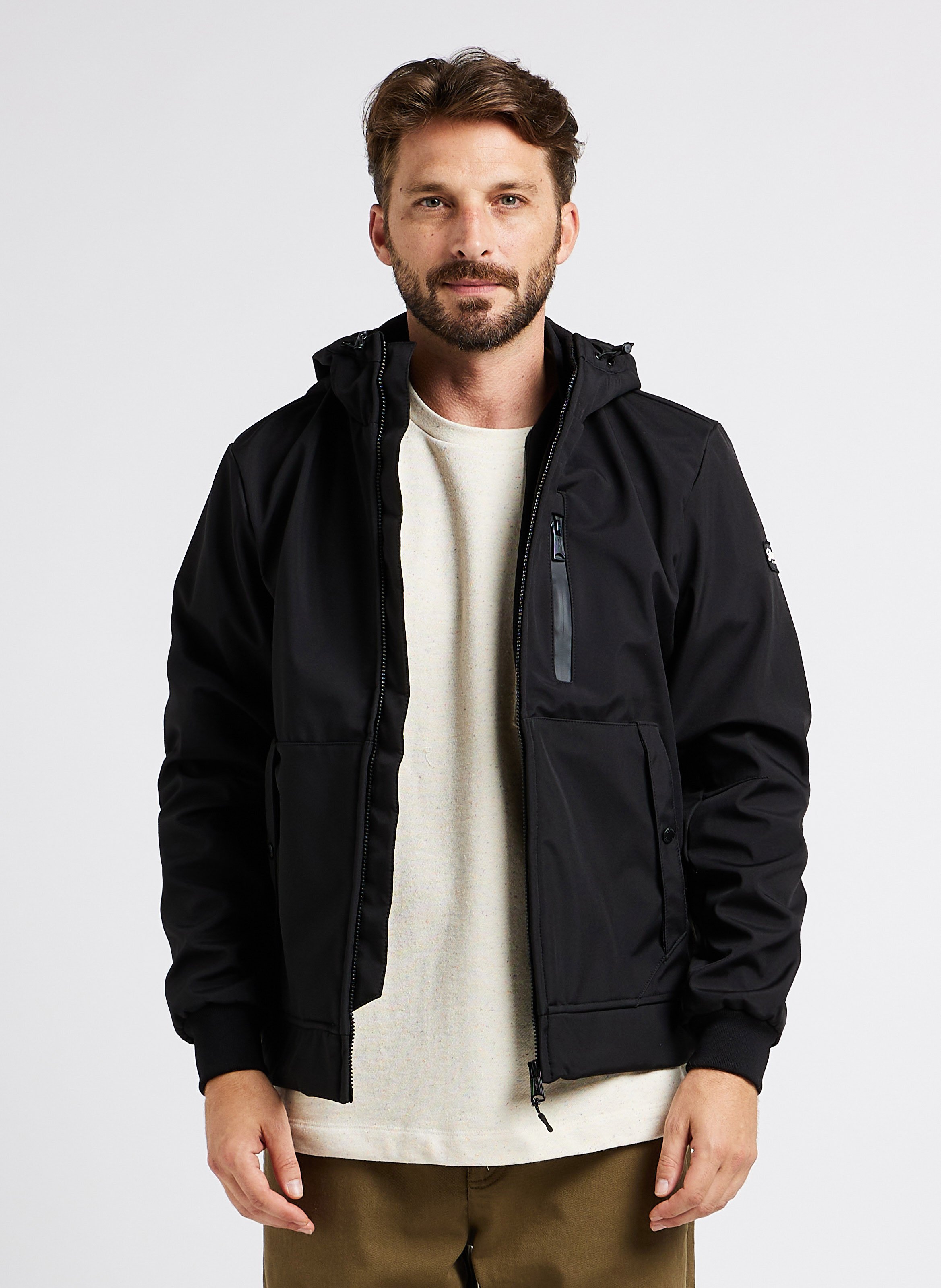 Schott hooded outlet jacket