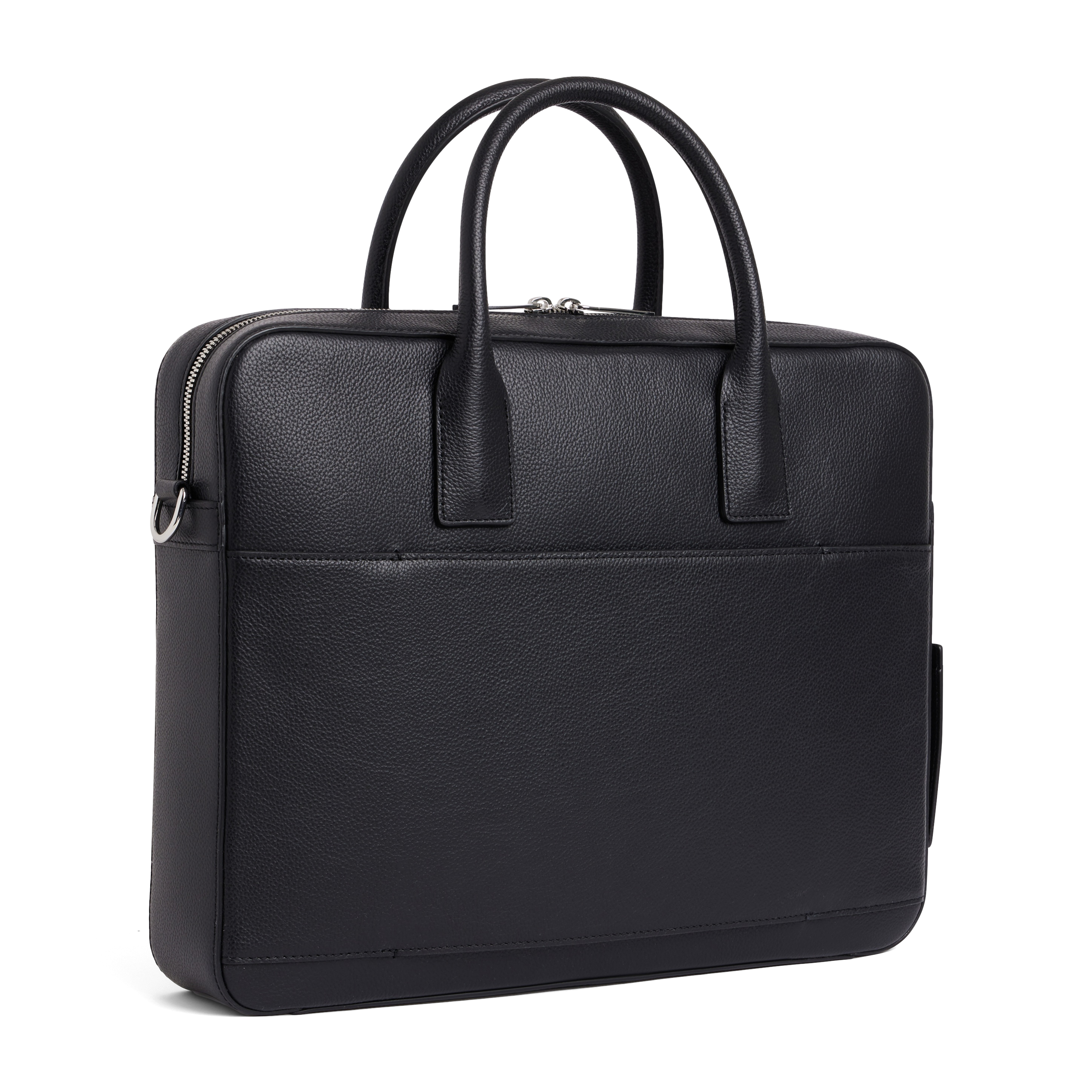 Leather briefcase LE TANNEUR Black