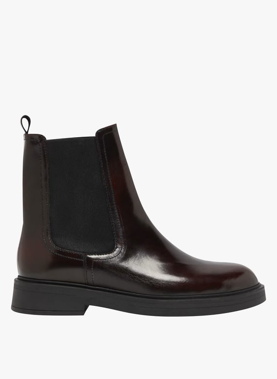 Bottines En Cuir Femme 2025 - Bout Rond, Lacets, Boucle, Talon Bas