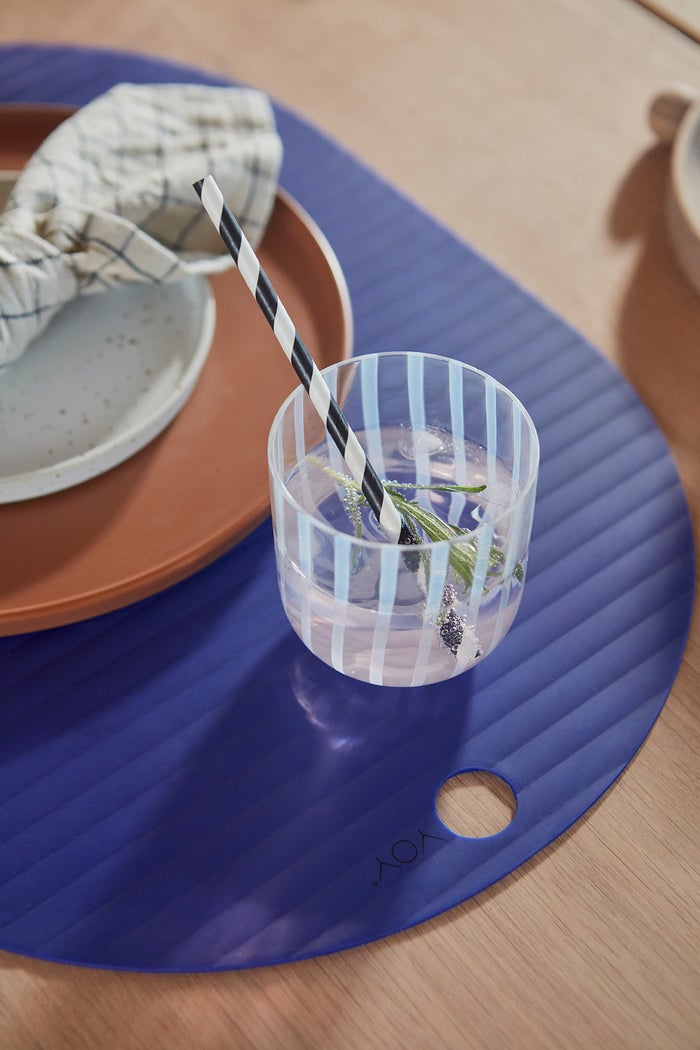 GREGORY - Linen place mat, 35 x 45 cm OYOY LIVING DESIGN Blue