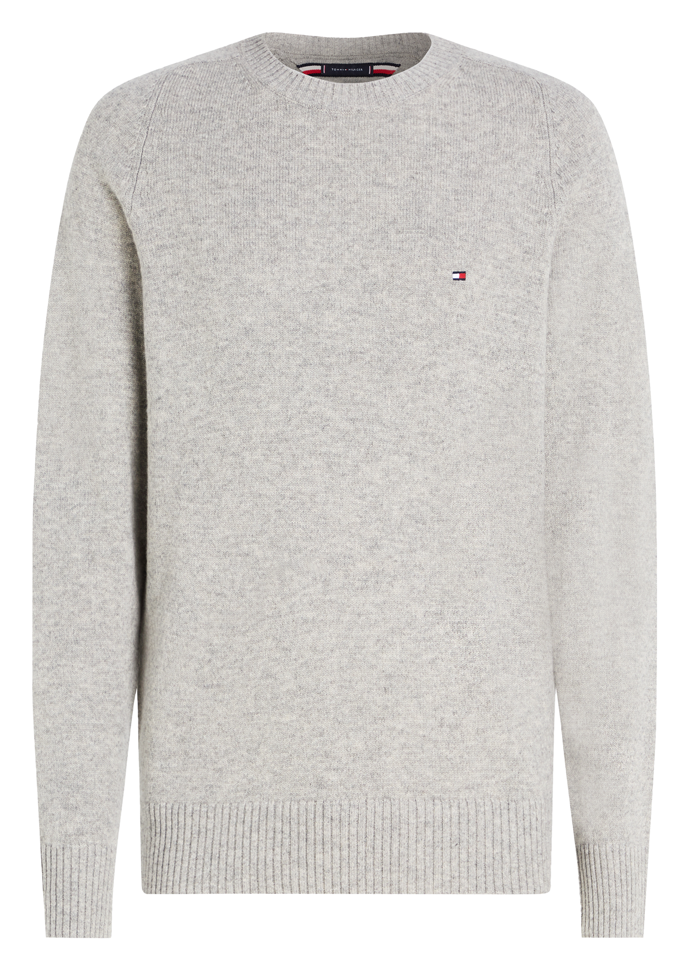 Gestreepte wollen trui TOMMY HILFIGER Grijs