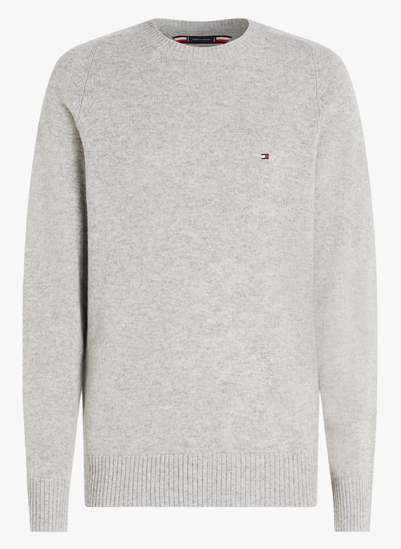 Abidjan wollpullover mit rundhalsausschnitt Light grey heather