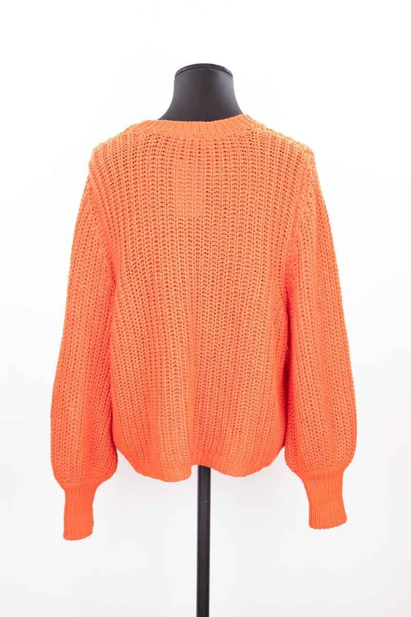 Cotton pullover SEZANE - Seconde main Orange