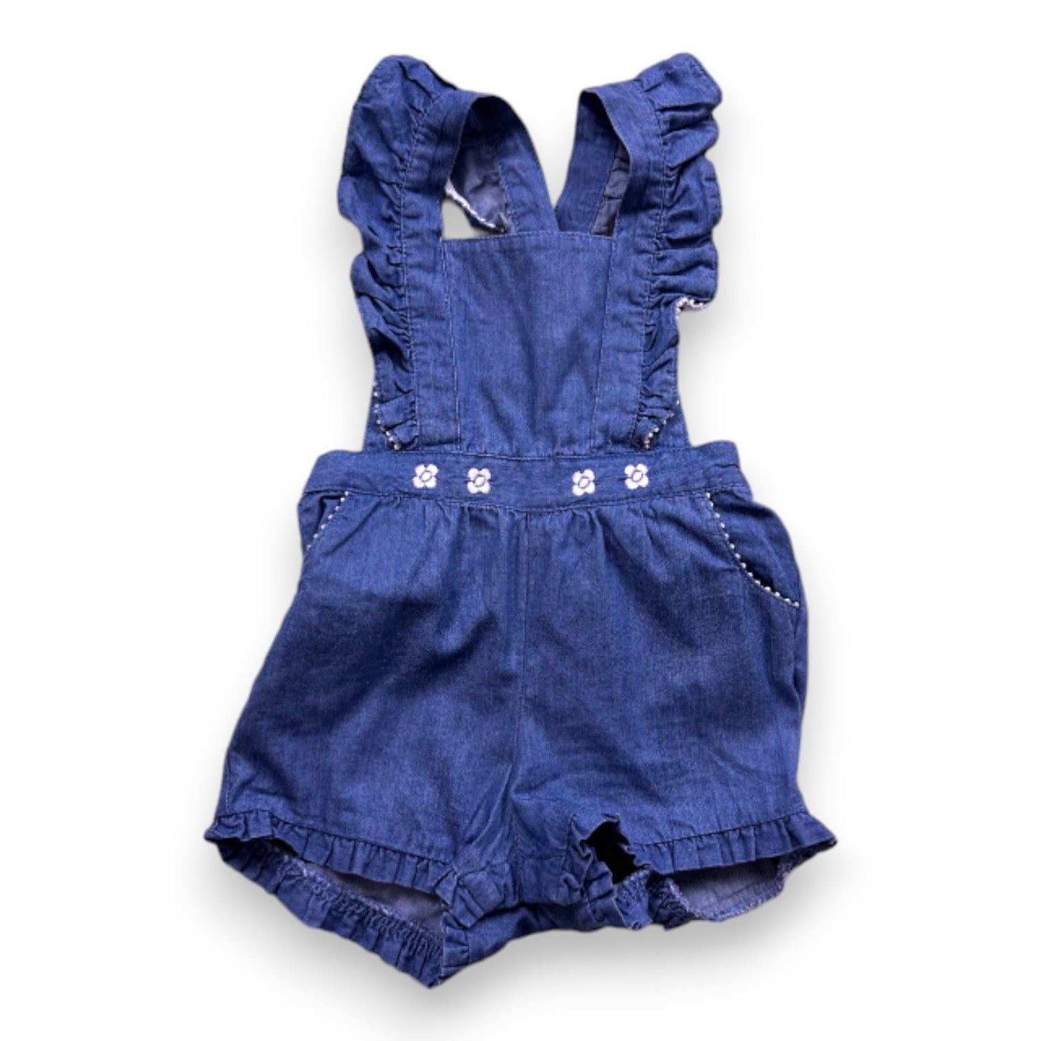 Blue baby overalls - 12 months TARTINE ET CHOCOLAT - seconde-main Blue