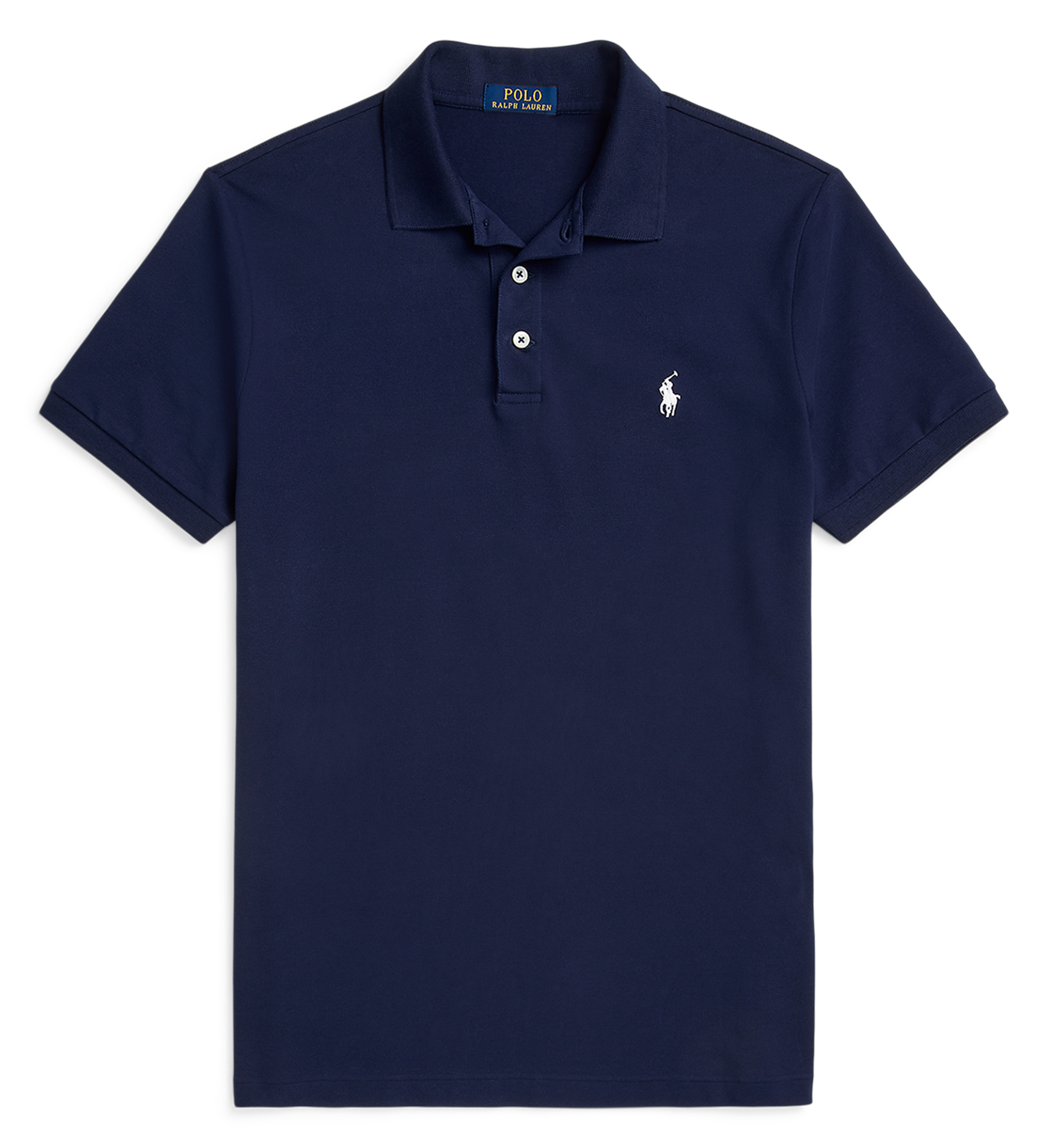 Polo slim-fit en coton mélangé POLO RALPH LAUREN Bleu
