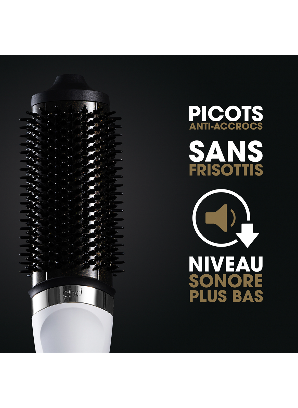 BROSSE SOUFFLANTE 2-EN-1 GHD  DUET BLOWDRY Blanc