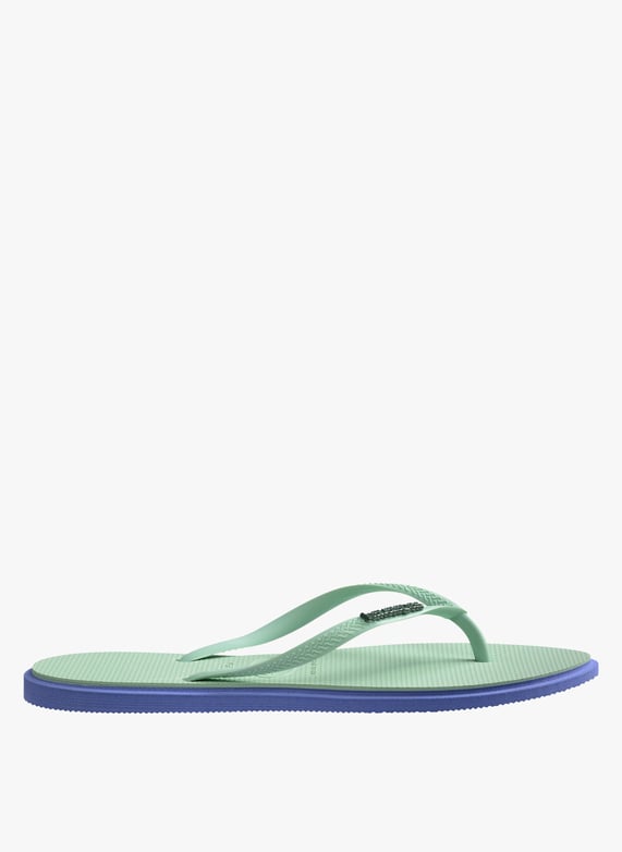 Tongs slim Slim point Bleu Havaianas Femme Place des Tendances