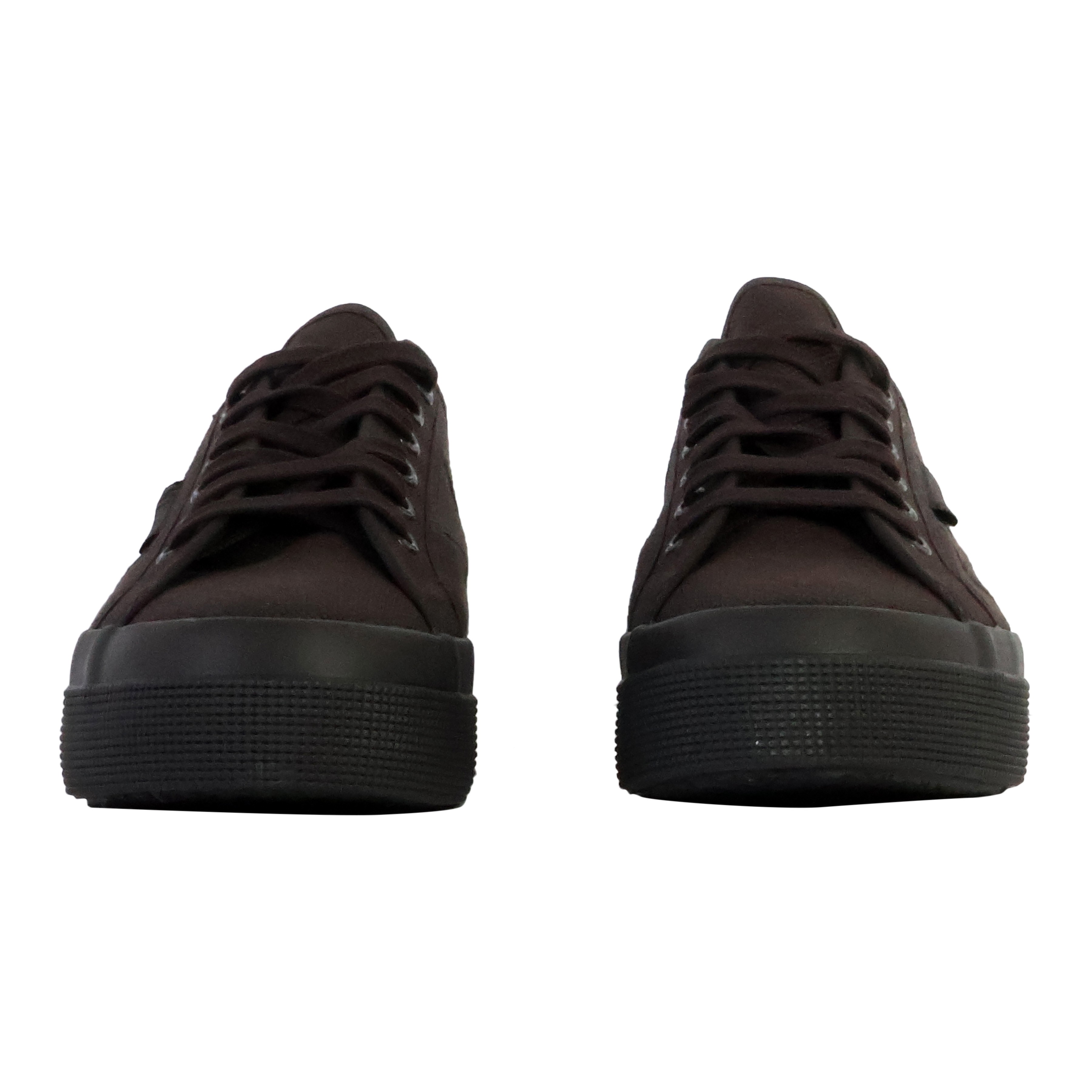Superga platform low-top lace-up sneakers SUPERGA Black