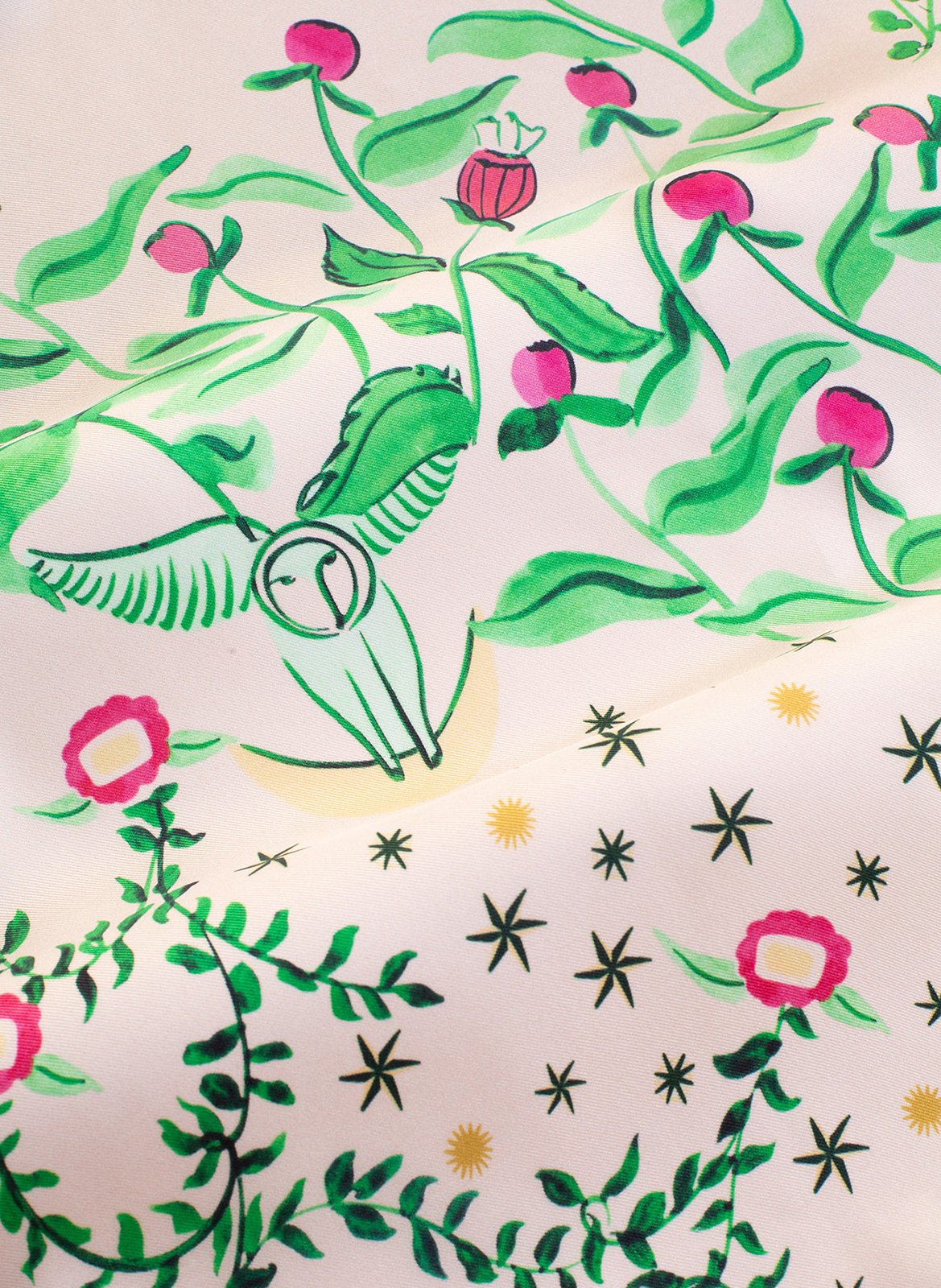 Floaty silk scarf PETITJEAN PARIS Blue