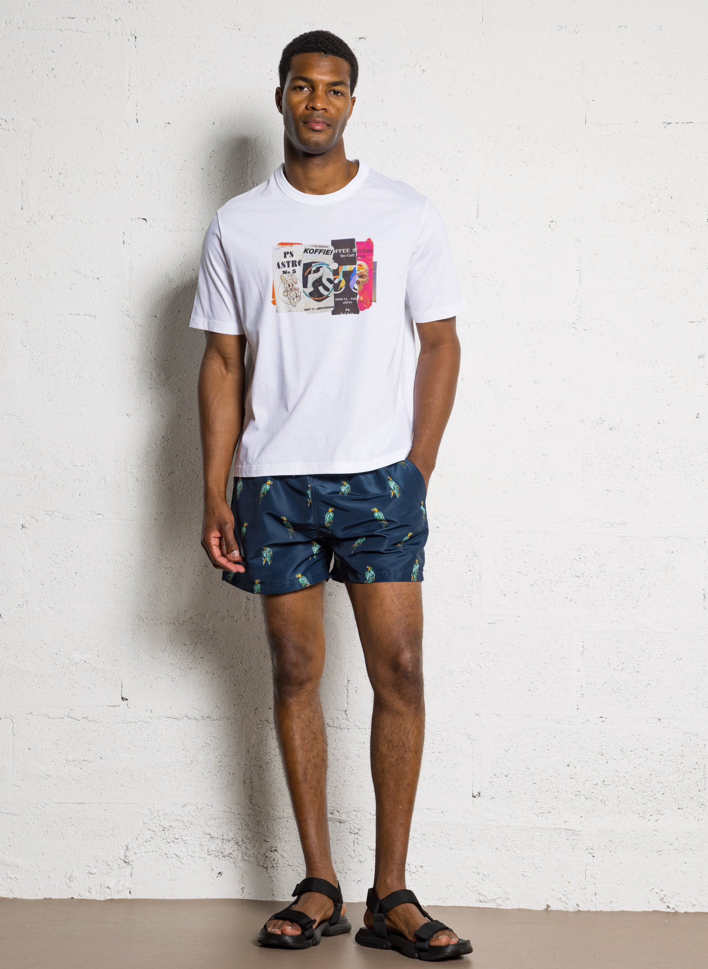 Wide-leg swim shorts PAUL SMITH Blue