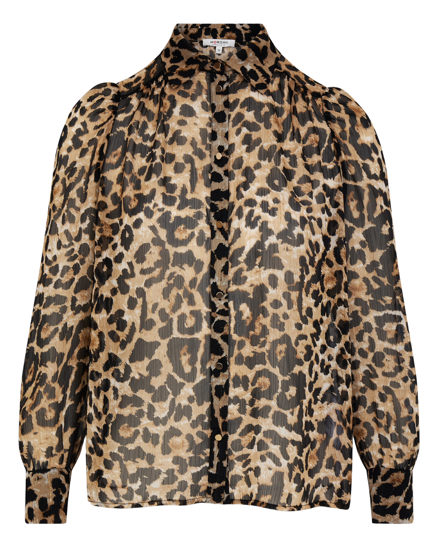 Printed straight shirt MORGAN Multicolored