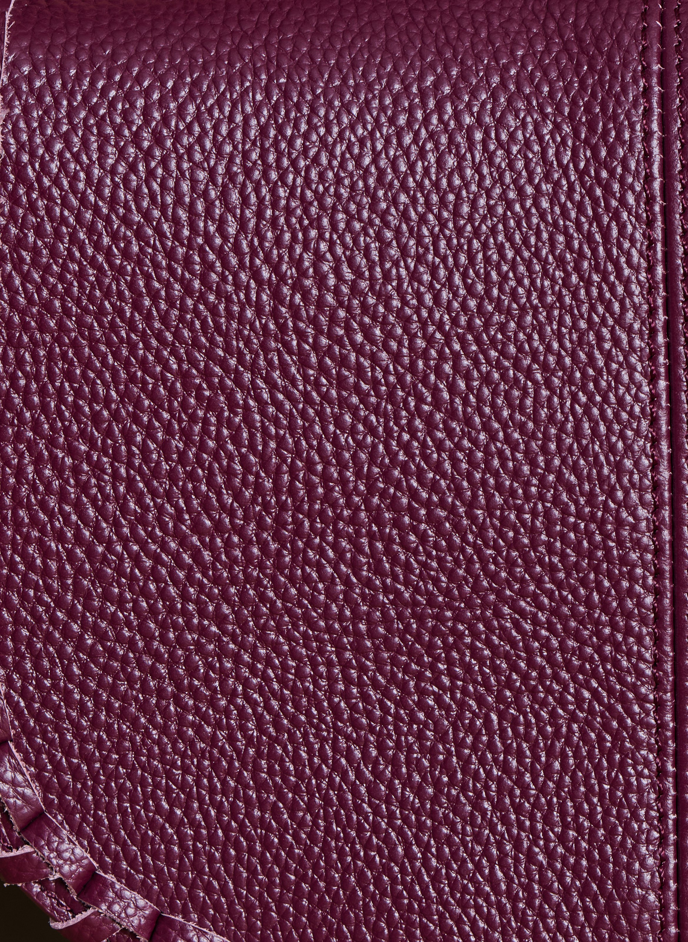 Dori leather shoulder bag LA FEE MARABOUTEE Red