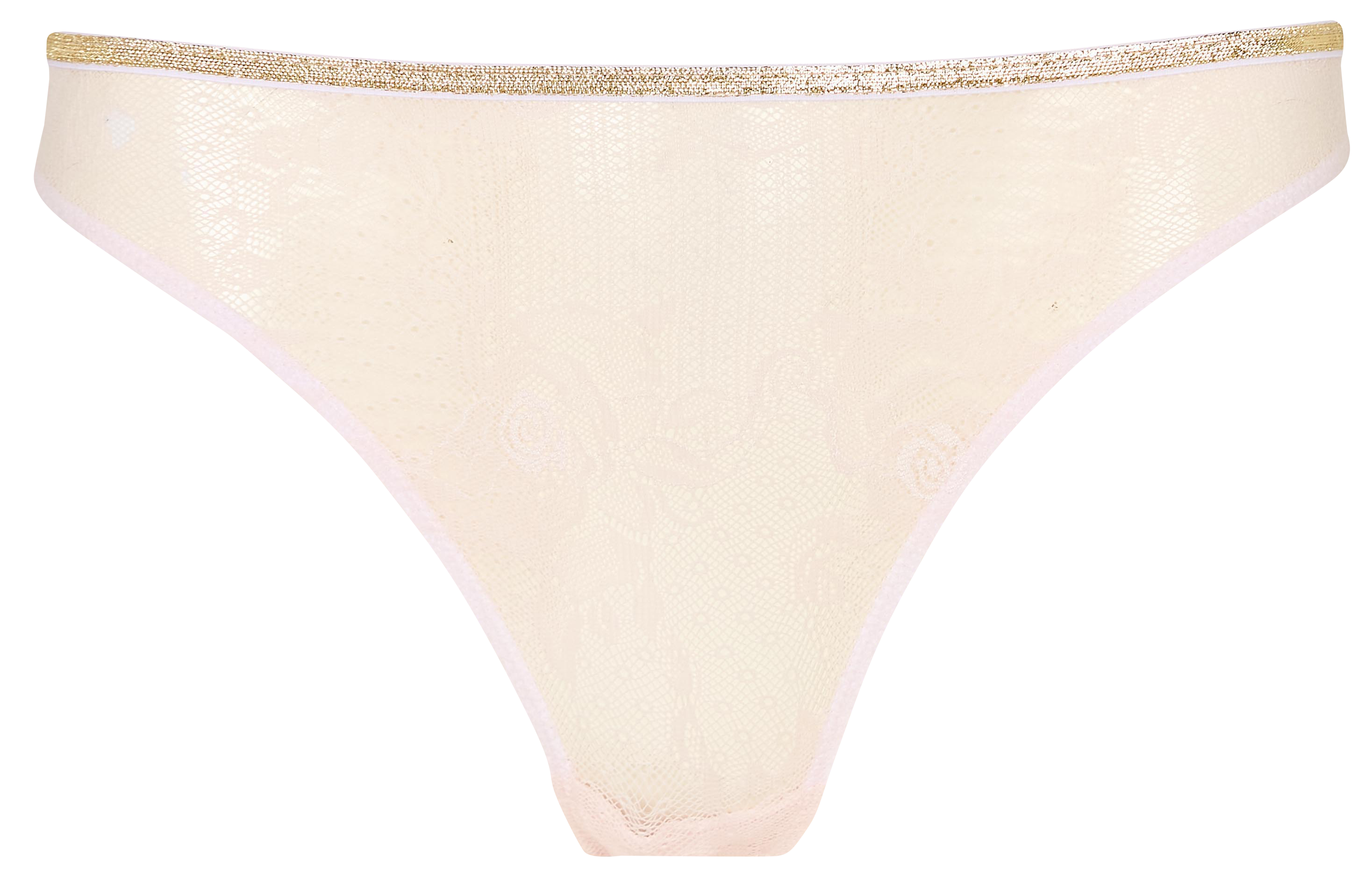 Brésilien en dentelle LA NOUVELLE Blanc