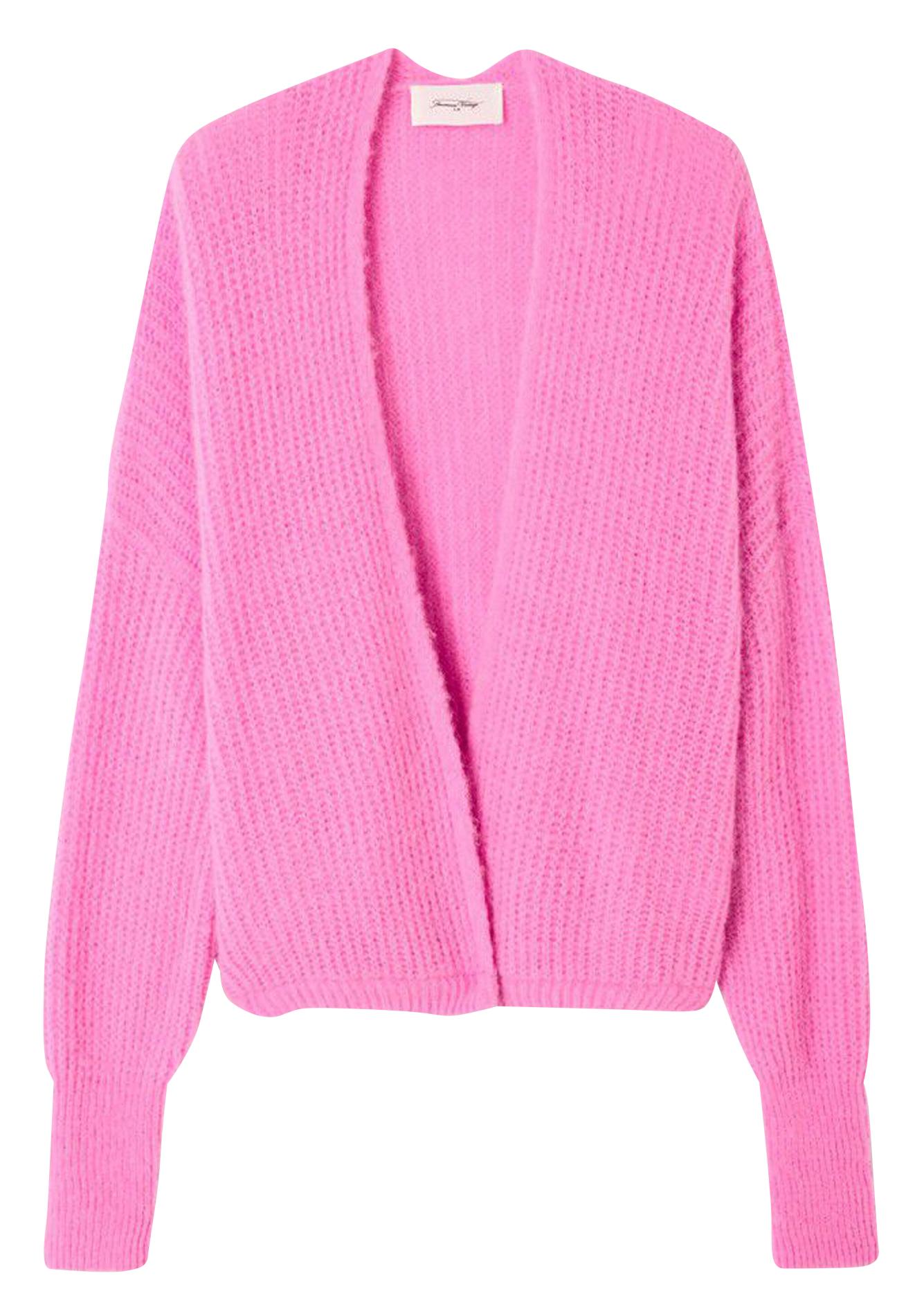 Open wool and alpaca blend cardigan EAST Rose bubble chine