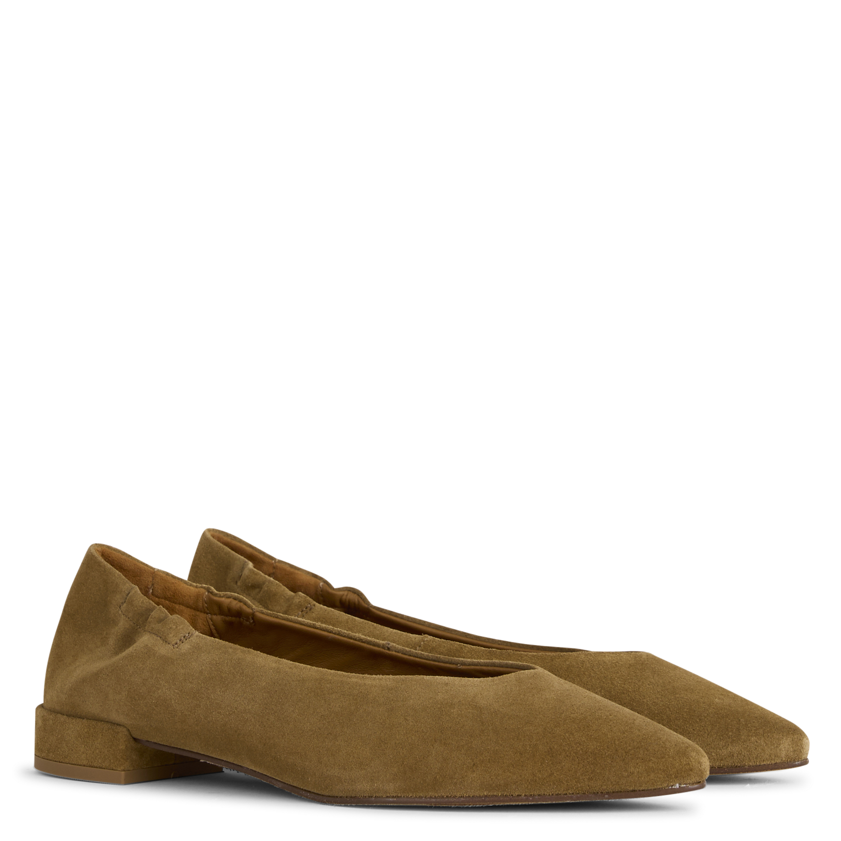 Ballerines en cuir velours MELLOW YELLOW Marron