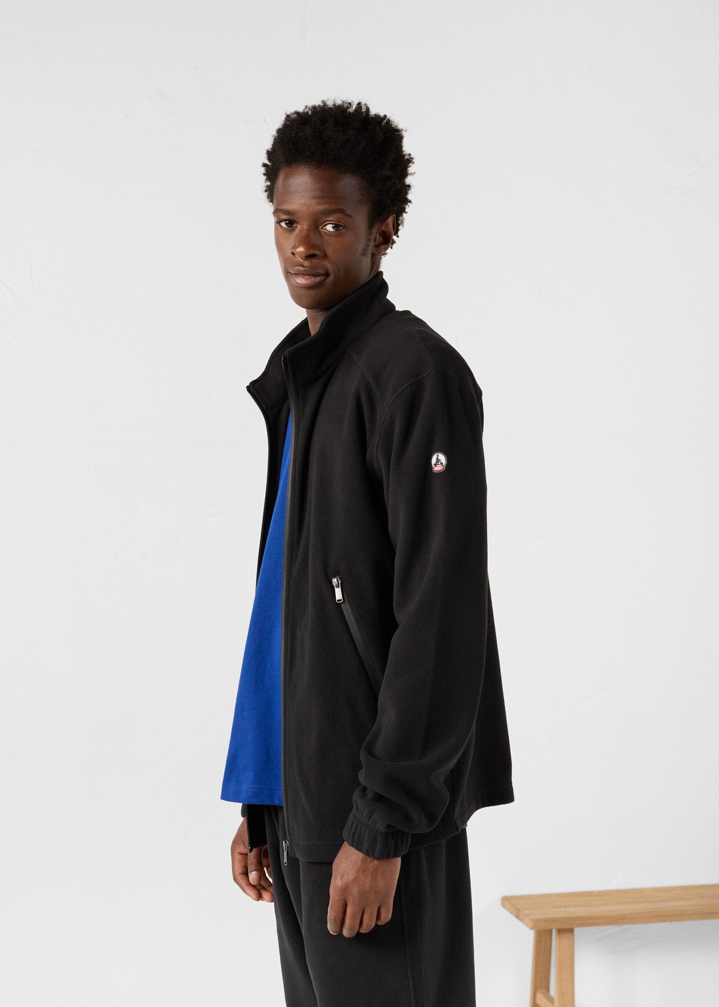 Fleece zip-up jacket JOTT Black