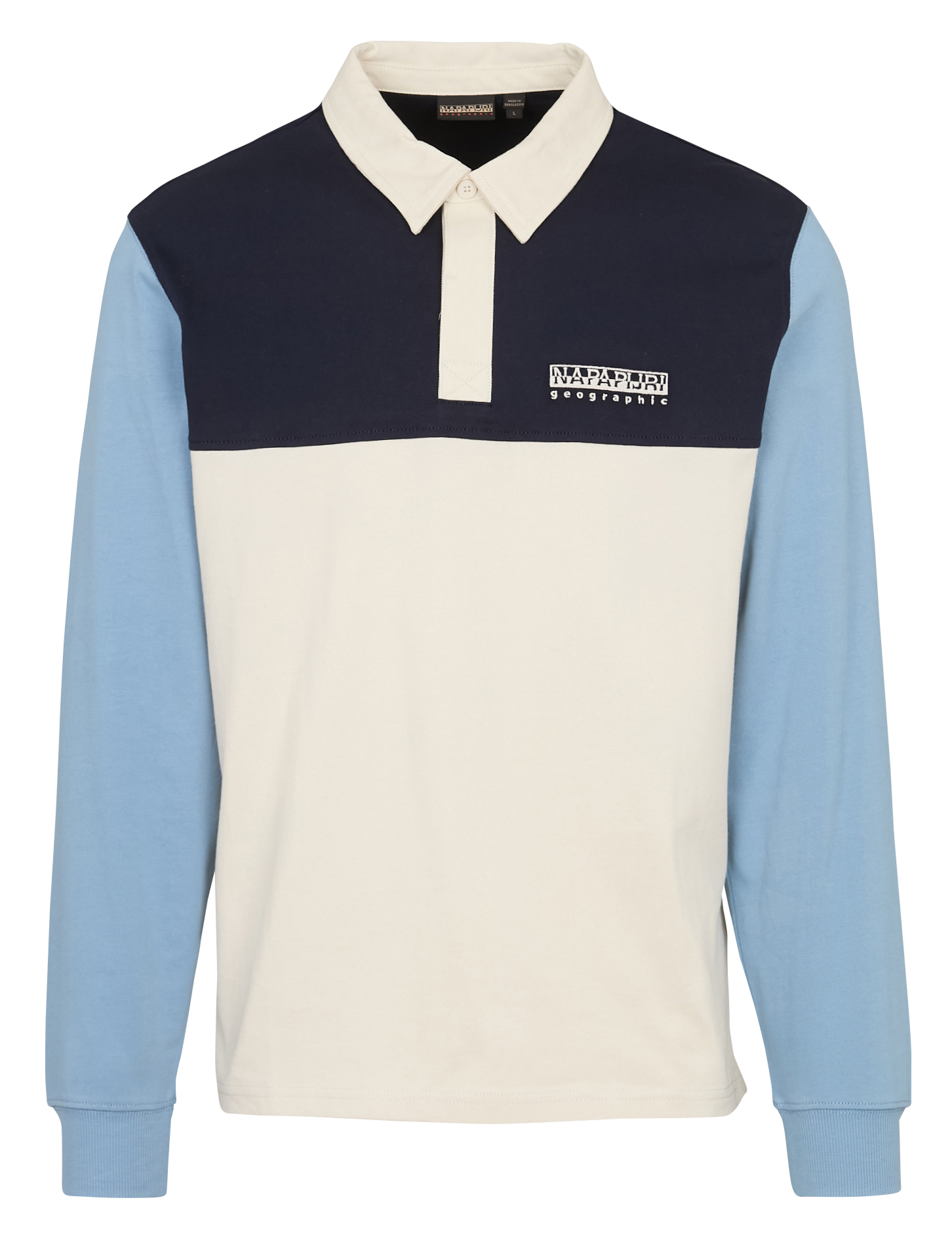 Top col polo en coton NAPAPIJRI Beige