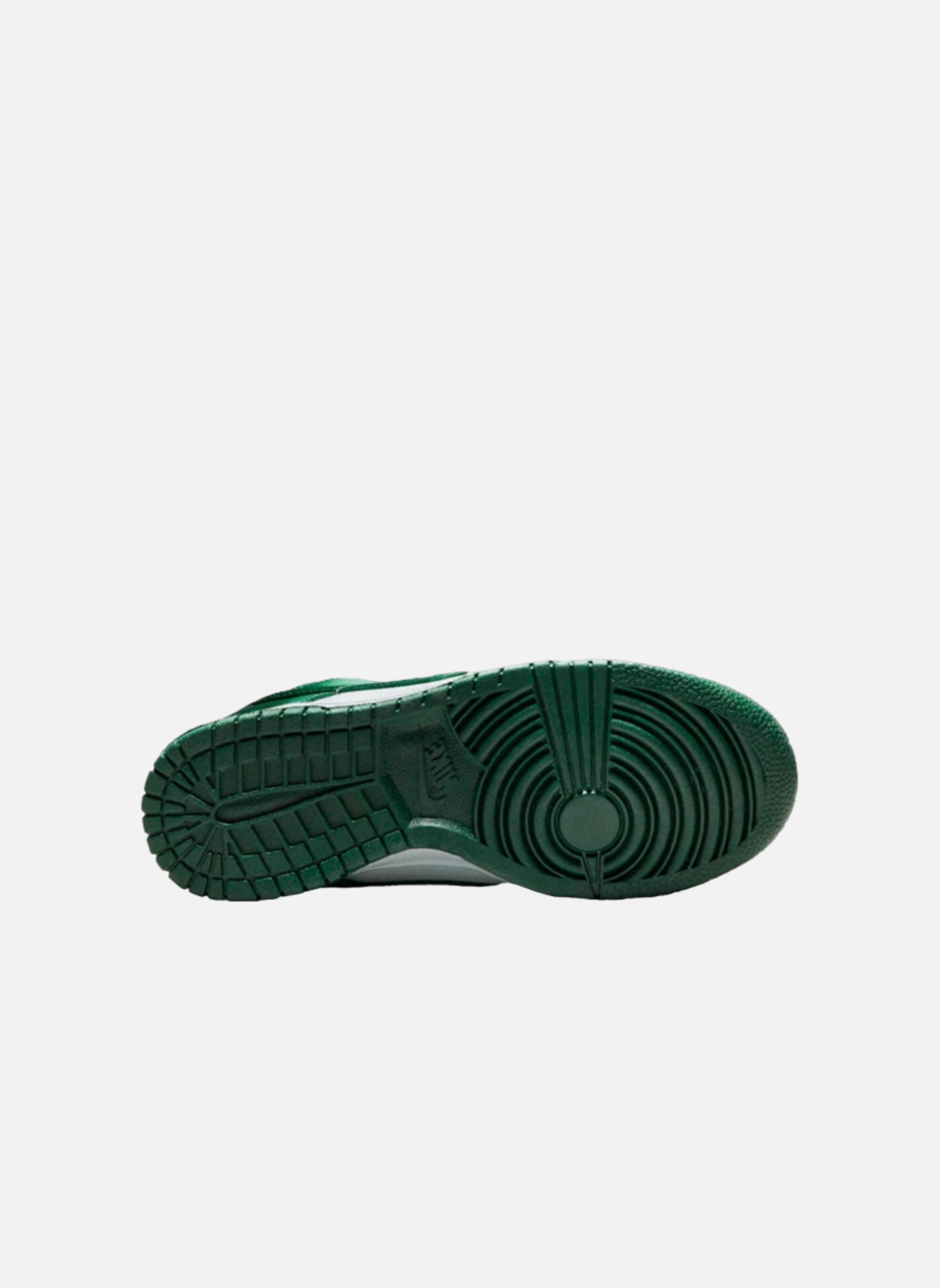 Leather low-top sneakers NIKE Green