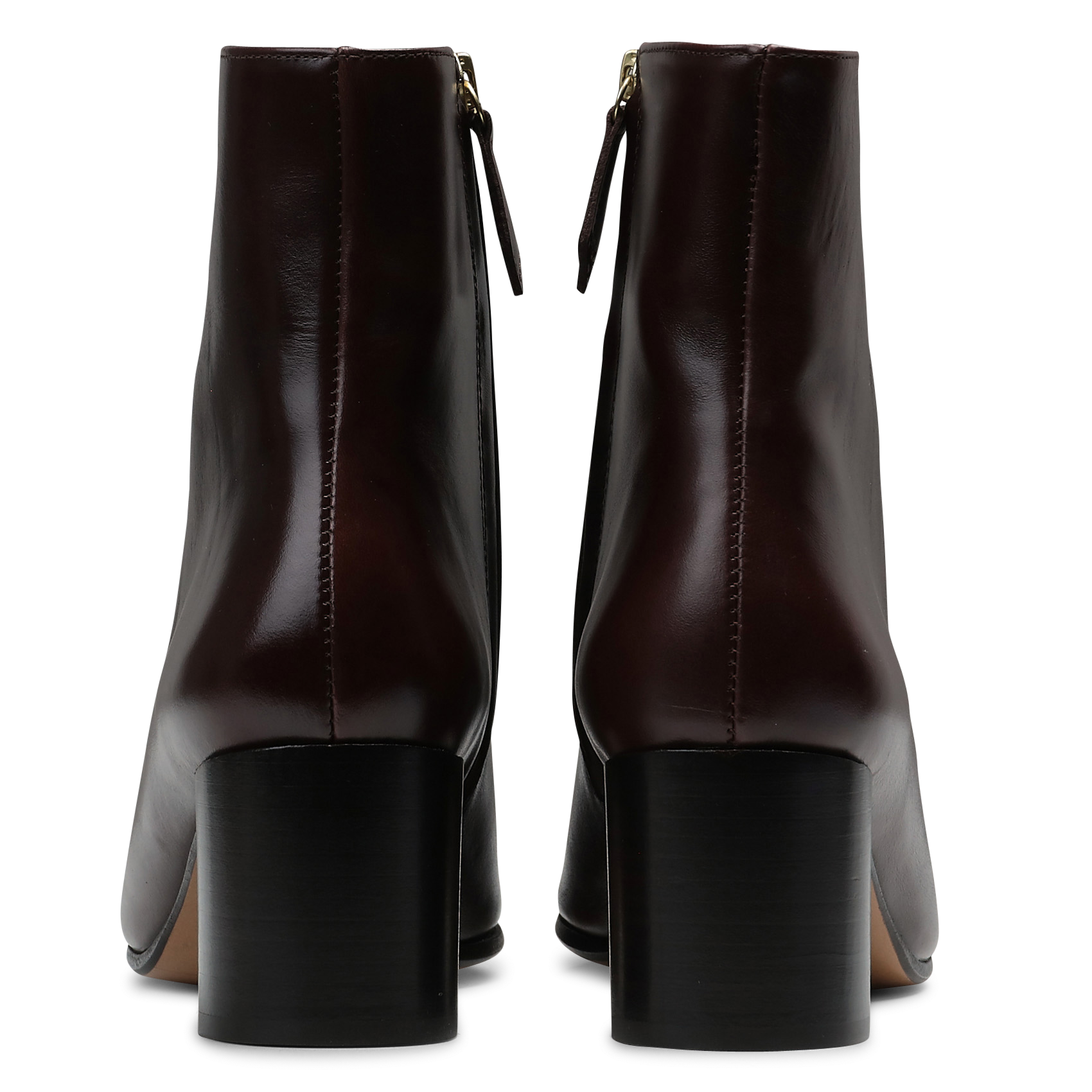 Bottines en cuir RIVECOUR Marron