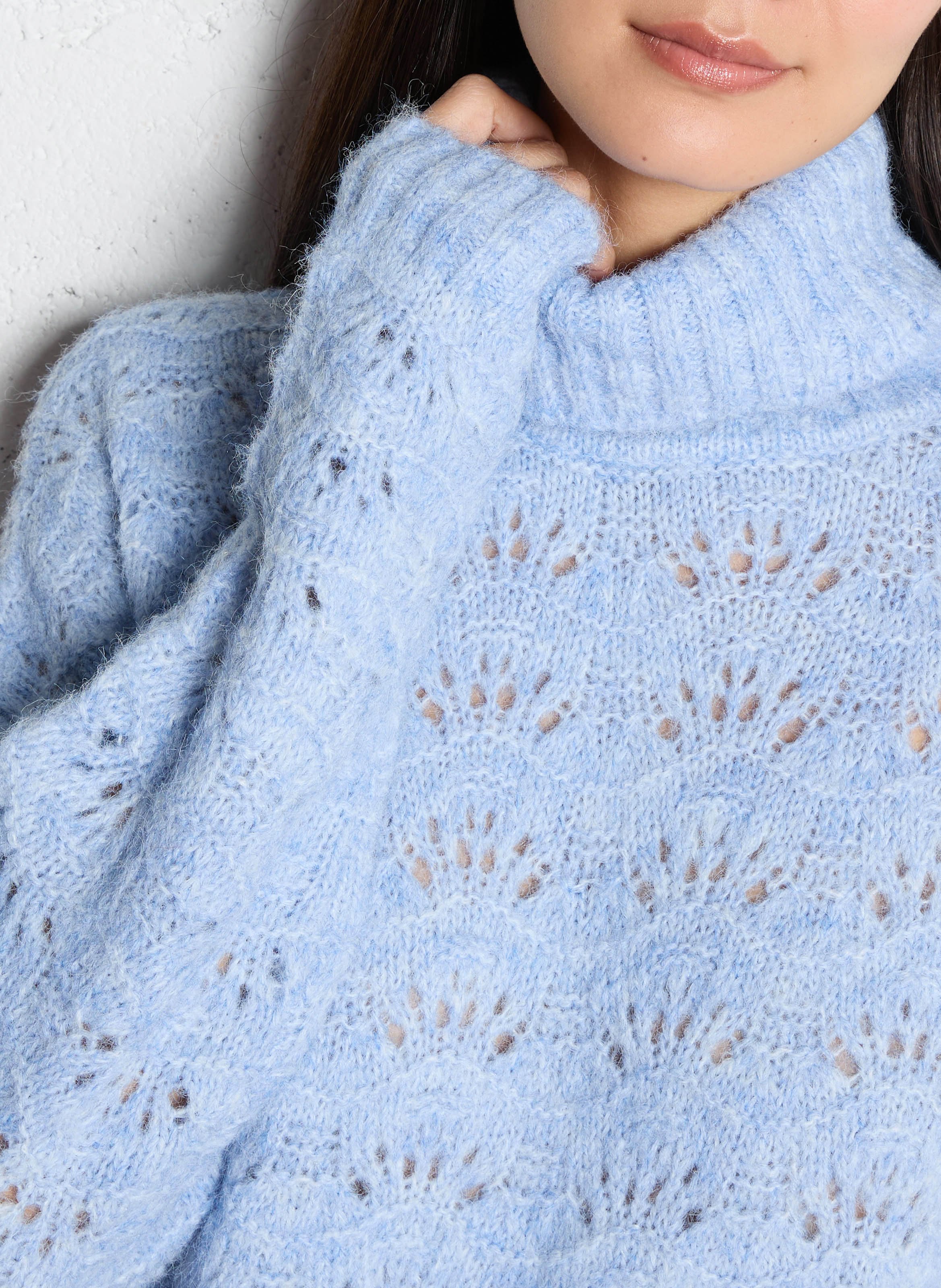 Oversized turtleneck sweater LA PETITE ETOILE Blue