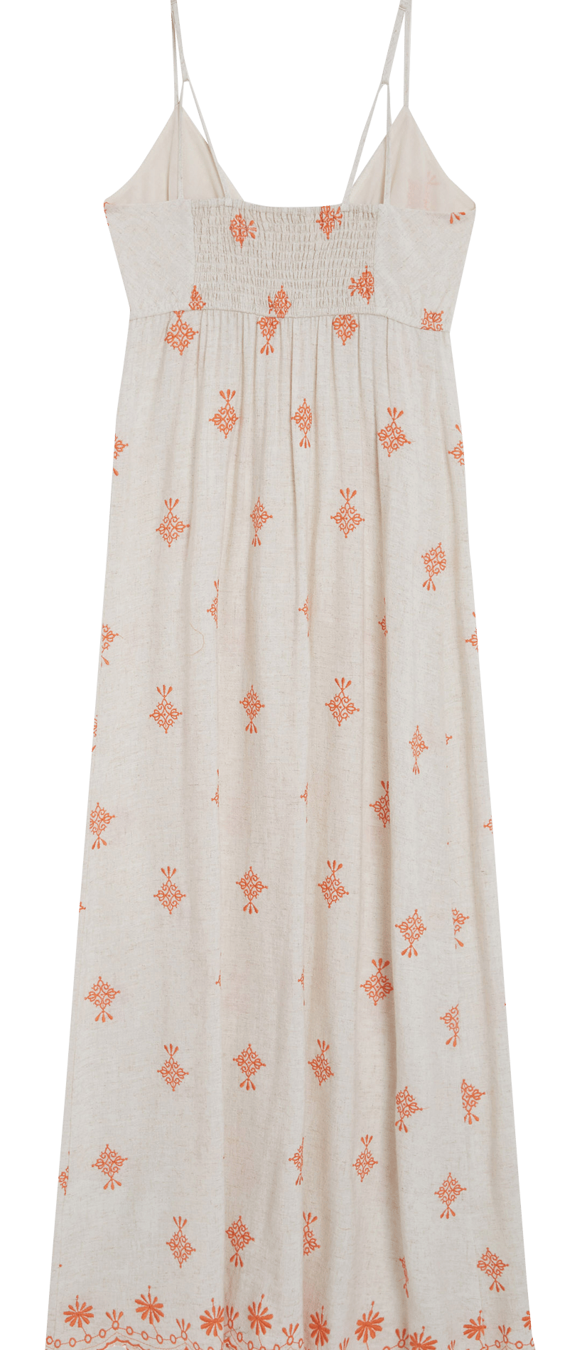 Robe longue décolleté V  GRACE ET MILA Orange