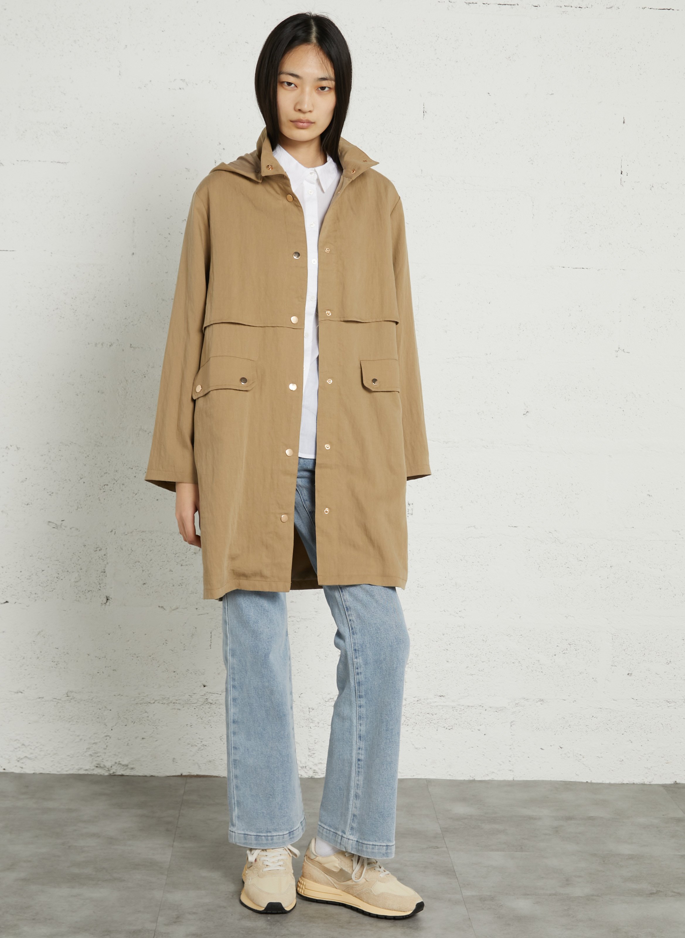 Parka col montant LA PETITE ETOILE Marron