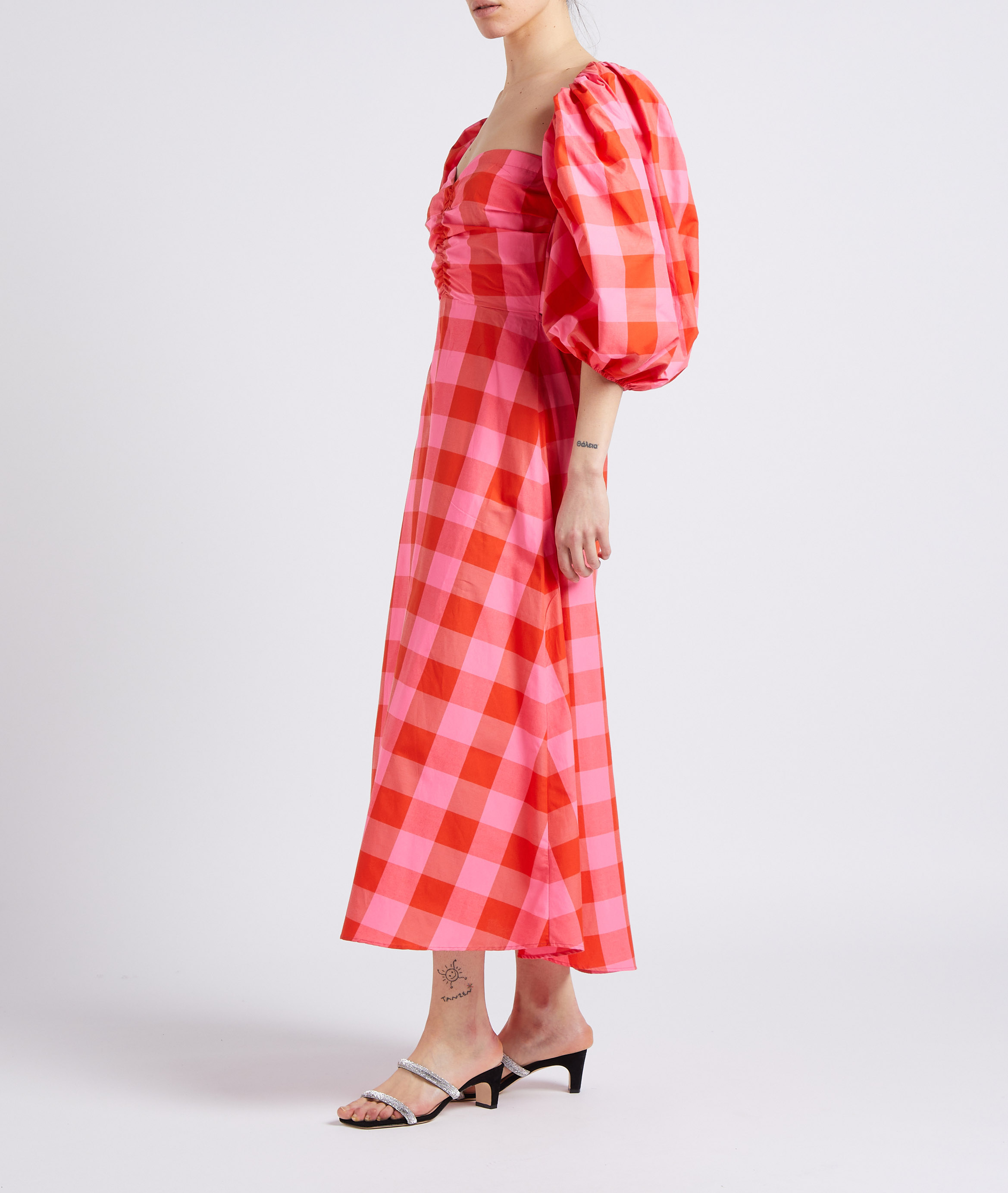 Suede mules with rhinestones MI/MAI Black