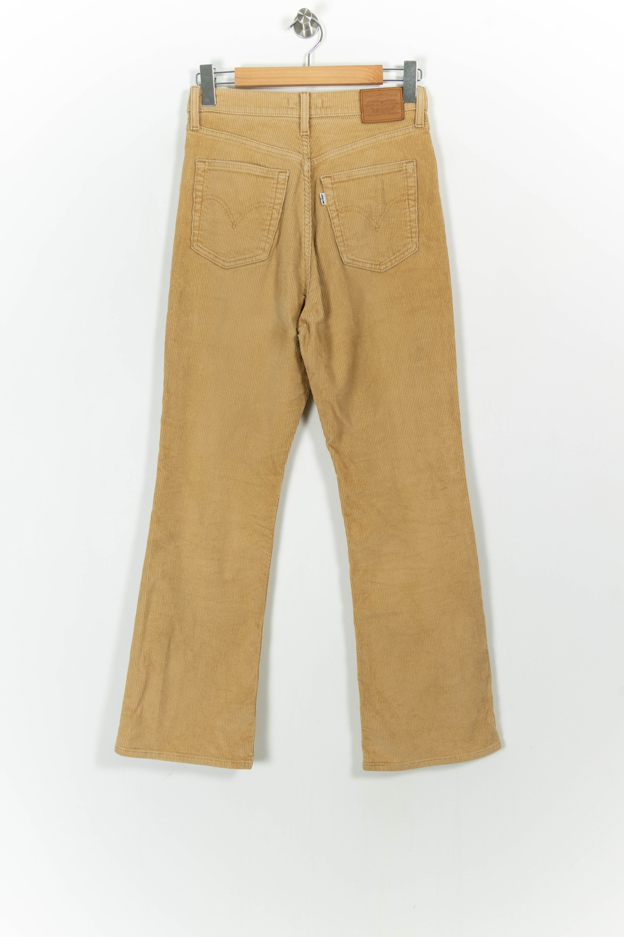 Cropped slim jeans with studs LEVI'S - Seconde main Beige