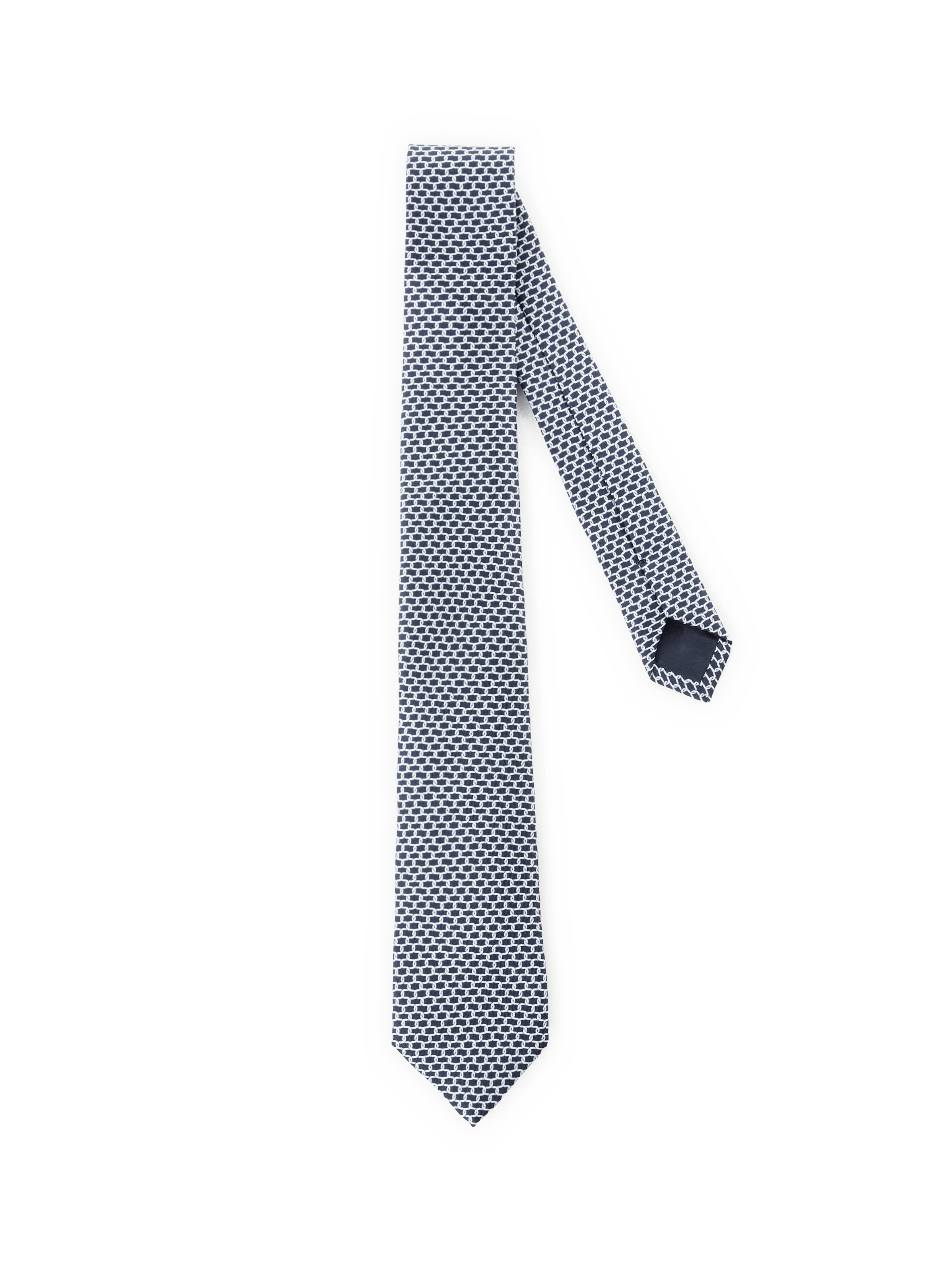 Silk printed ties AU PRINTEMPS PARIS