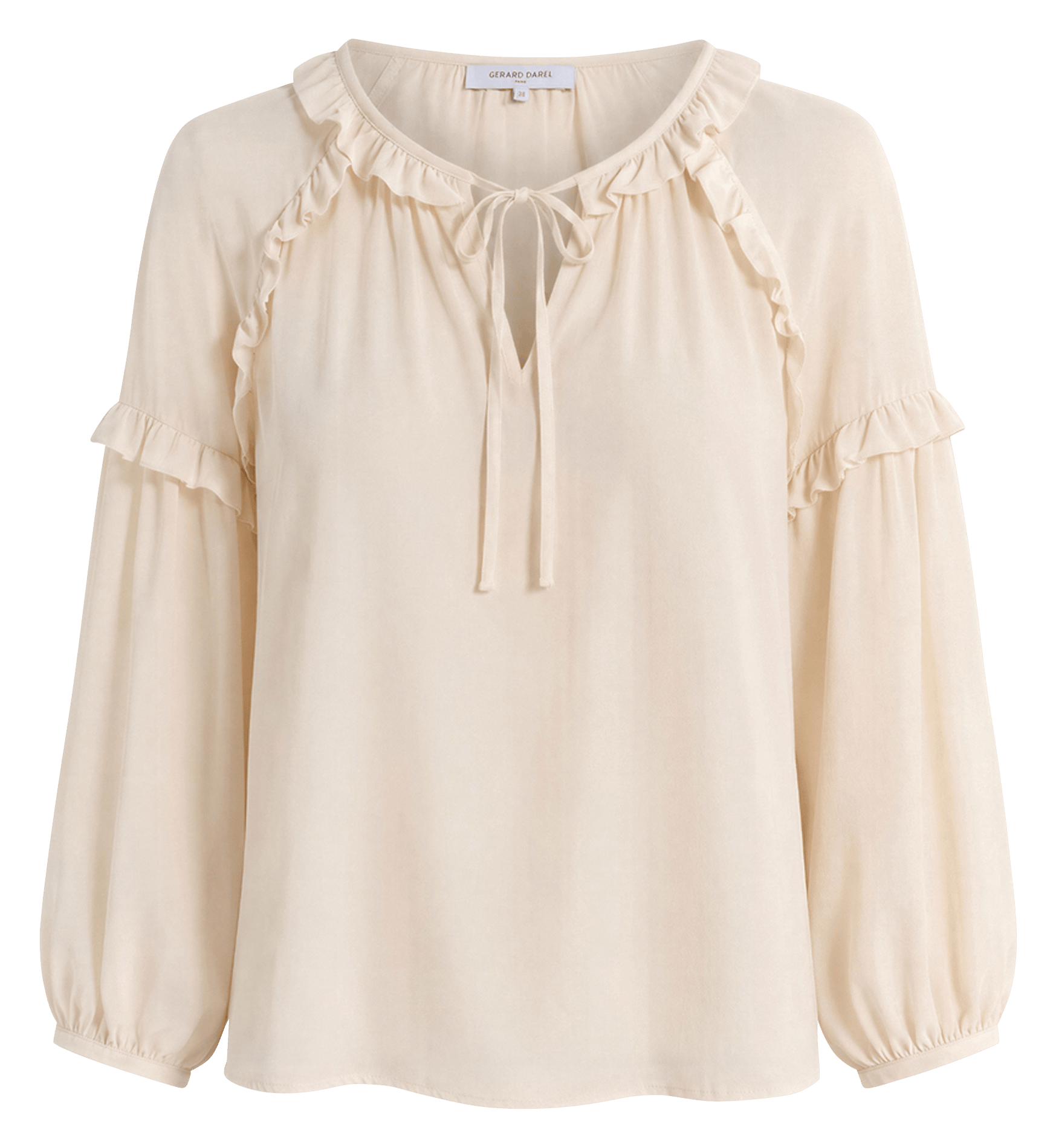 Loose-fit round-neck blouse PABLO