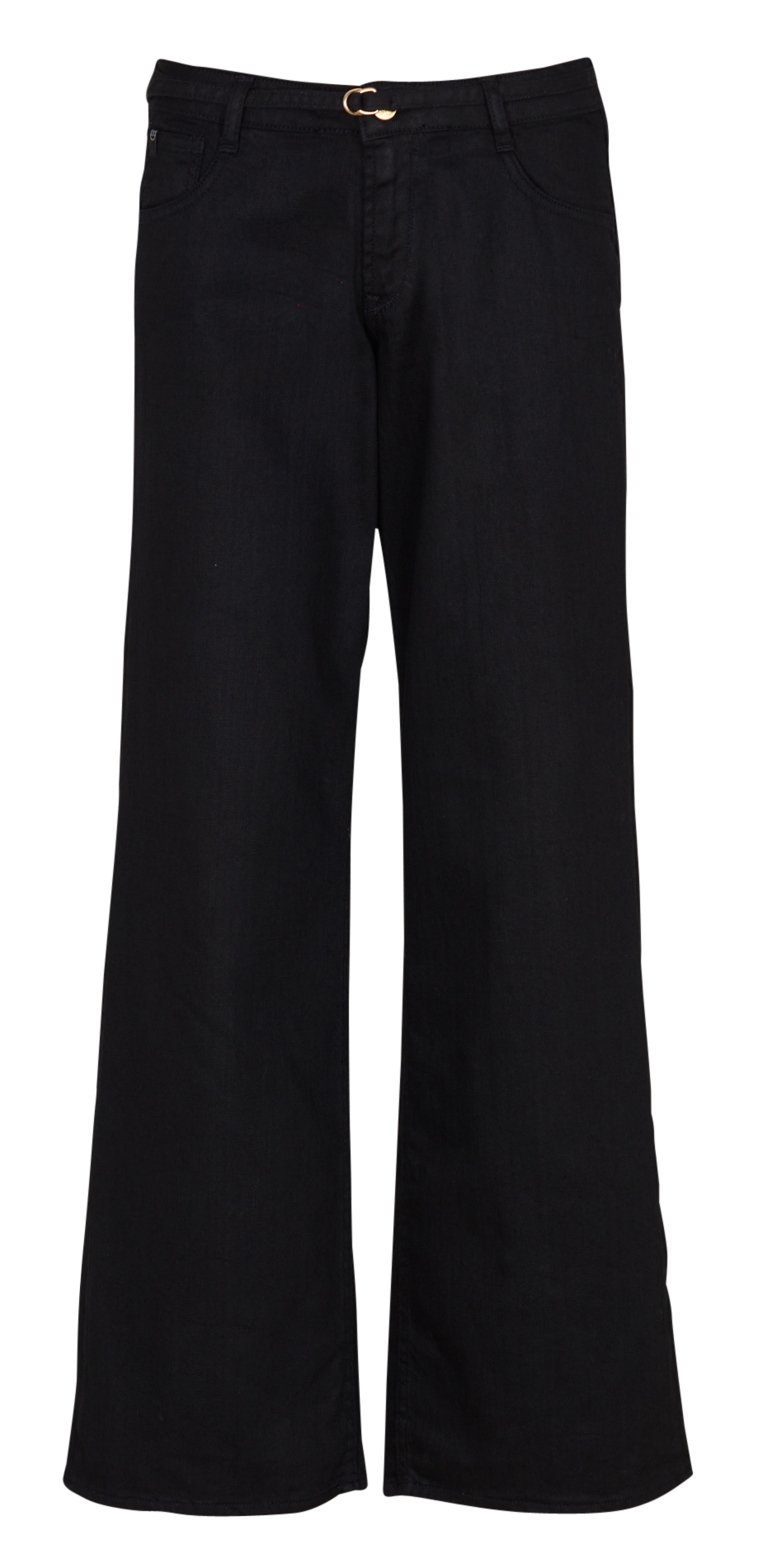 Wijde jeans met brede pijpen, lengte 34 LE TEMPS DES CERISES Zwart