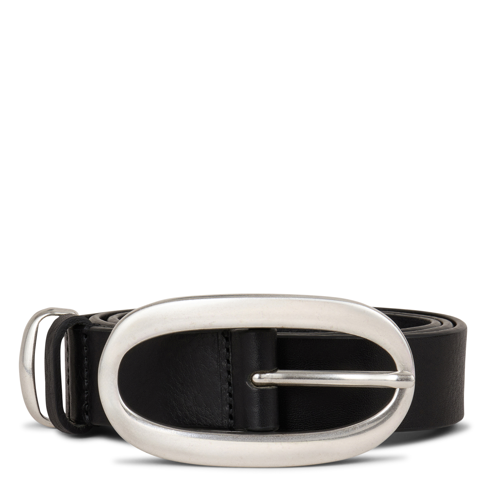 Ceinture à boucle en cuir  BA&SH Noir
